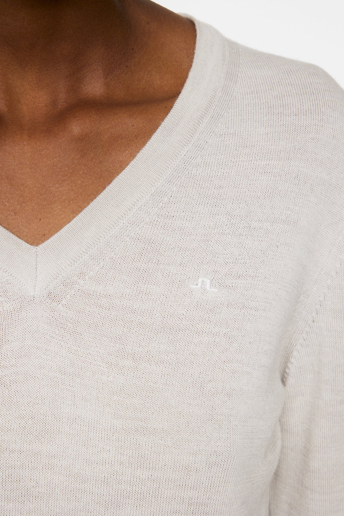 Amaya Knitted Sweater in Moonbeam by J.Lindeberg