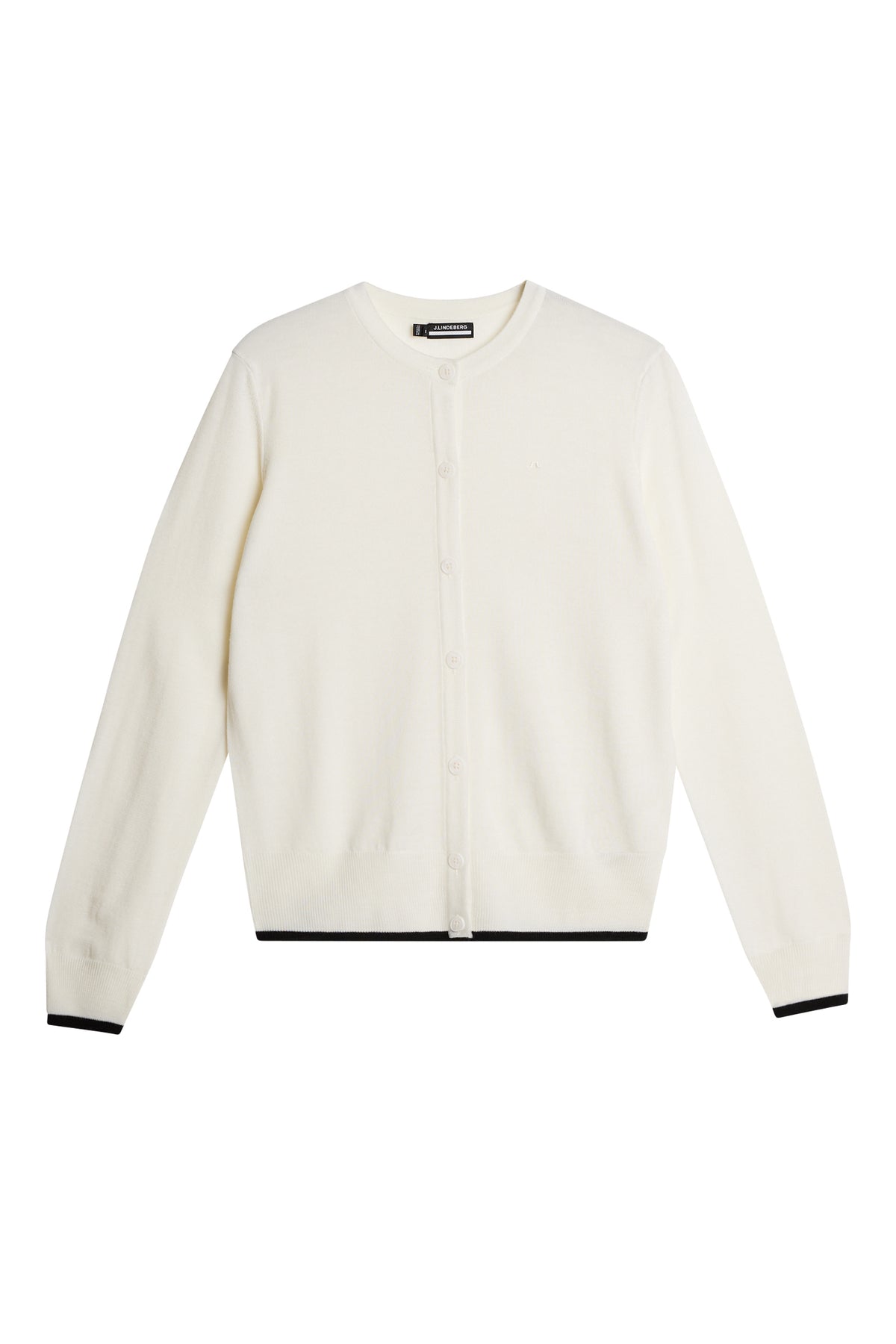 Joanna Knitted Cardigan in White by J.Lindeberg