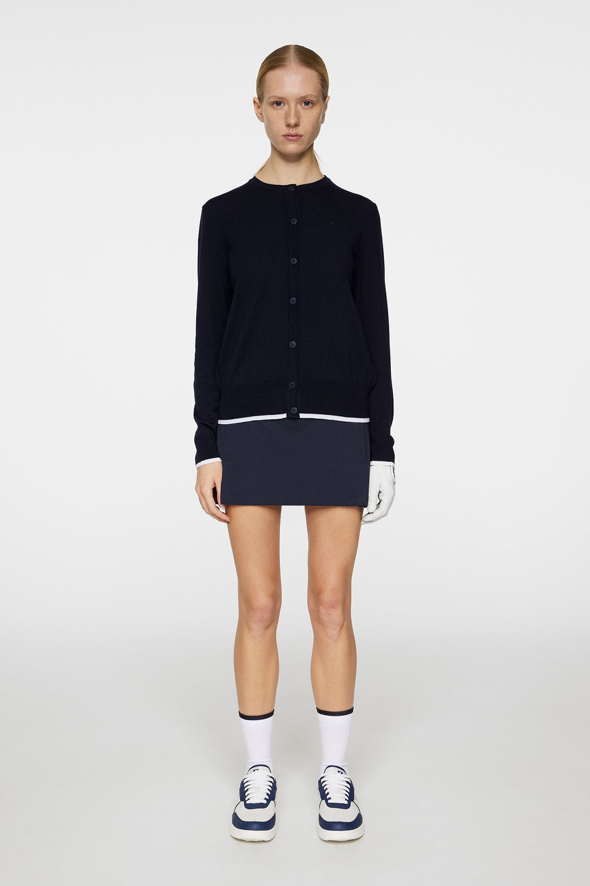 Joanna Knitted Cardigan in JL Navy by J.Lindeberg