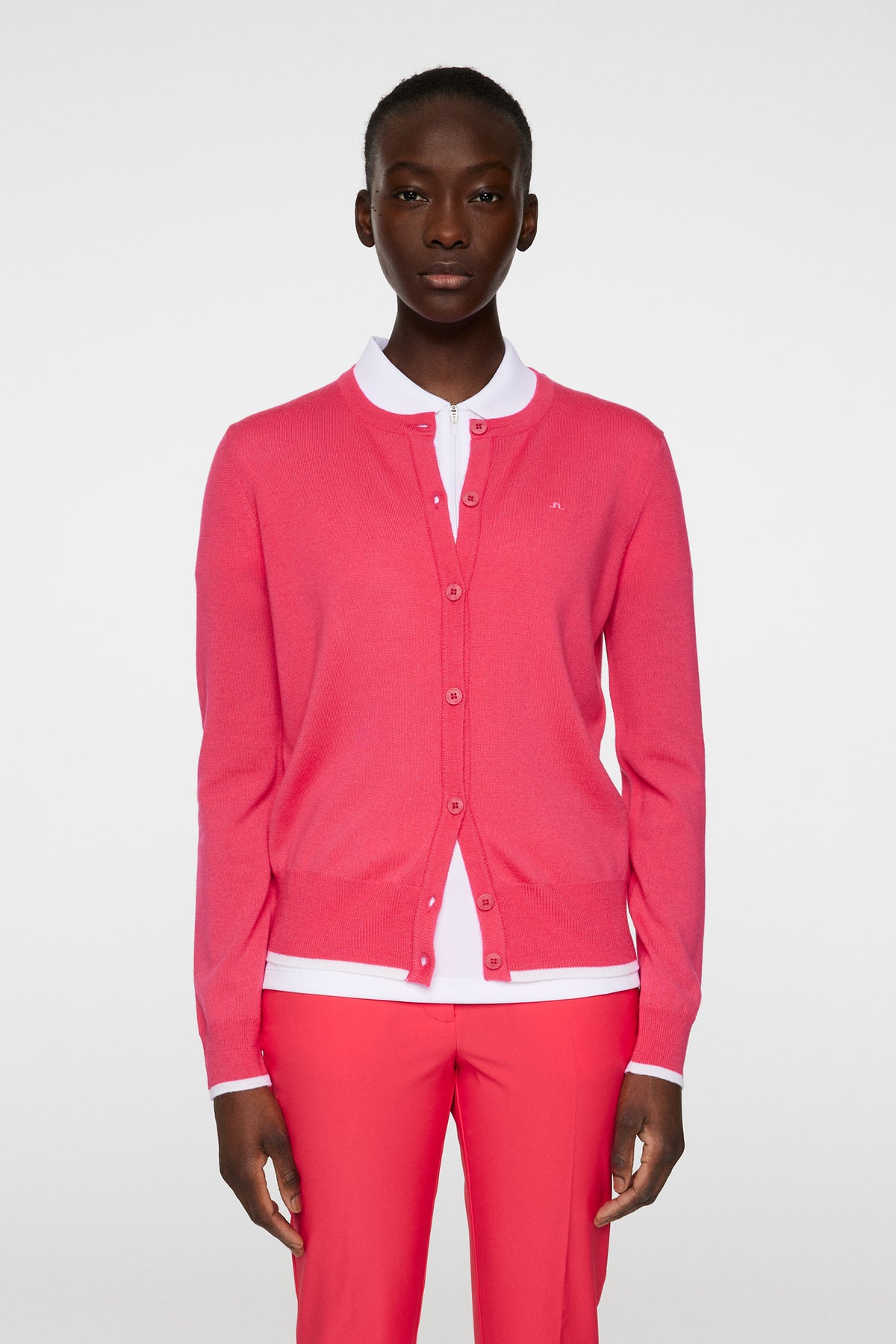 Joanna Knitted Cardigan in Azalea by J.Lindeberg