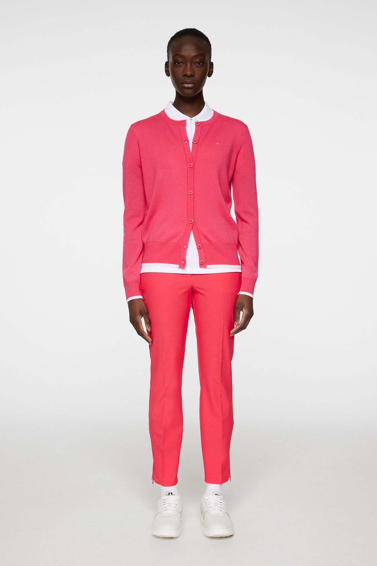 Joanna Knitted Cardigan in Azalea by J.Lindeberg