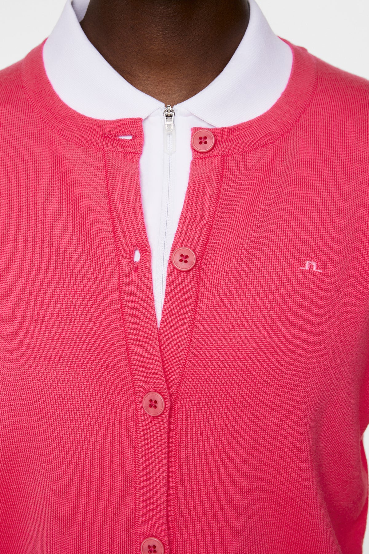 Joanna Knitted Cardigan in Azalea by J.Lindeberg