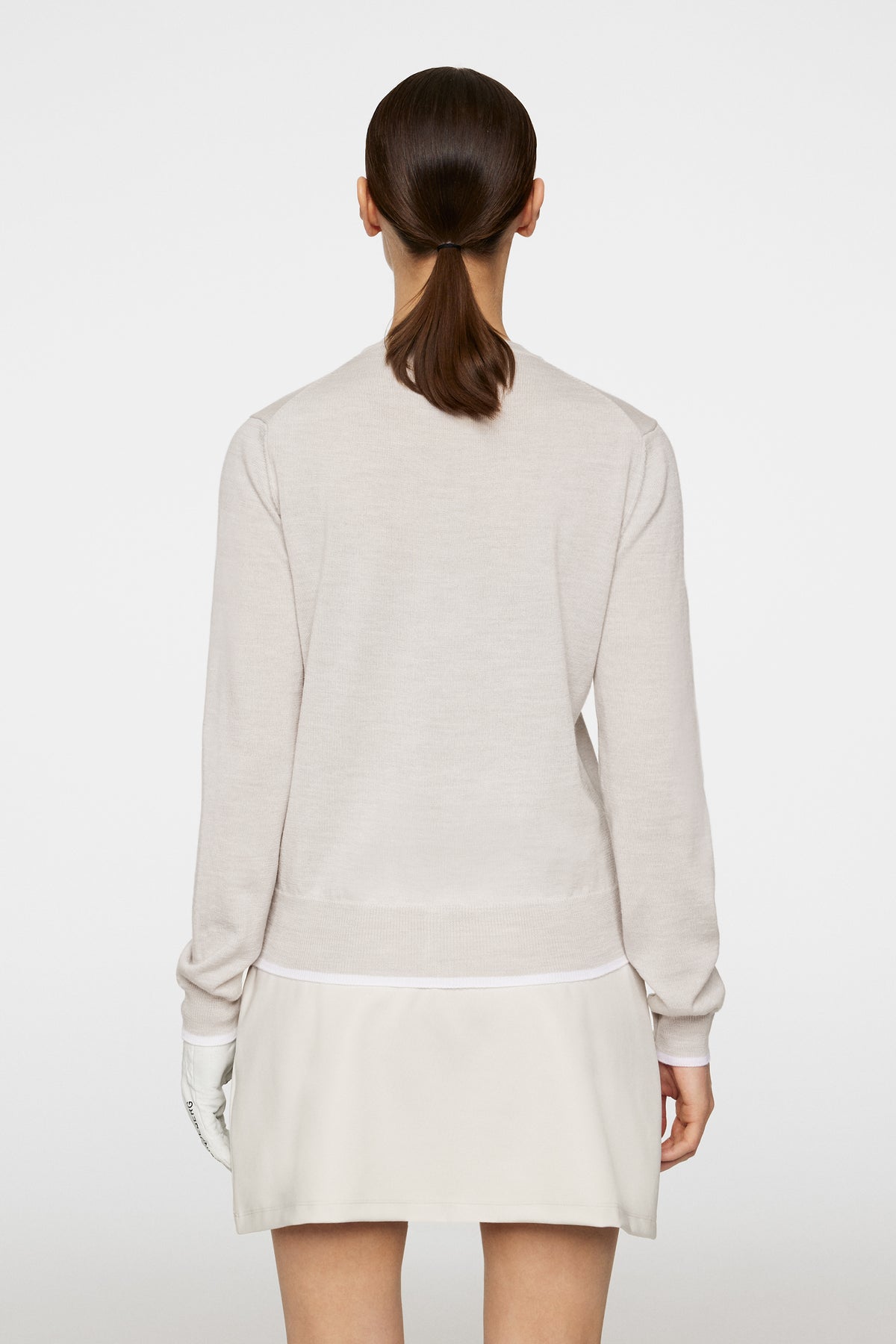 Joanna Knitted Cardigan in Moonbeam by J.Lindeberg
