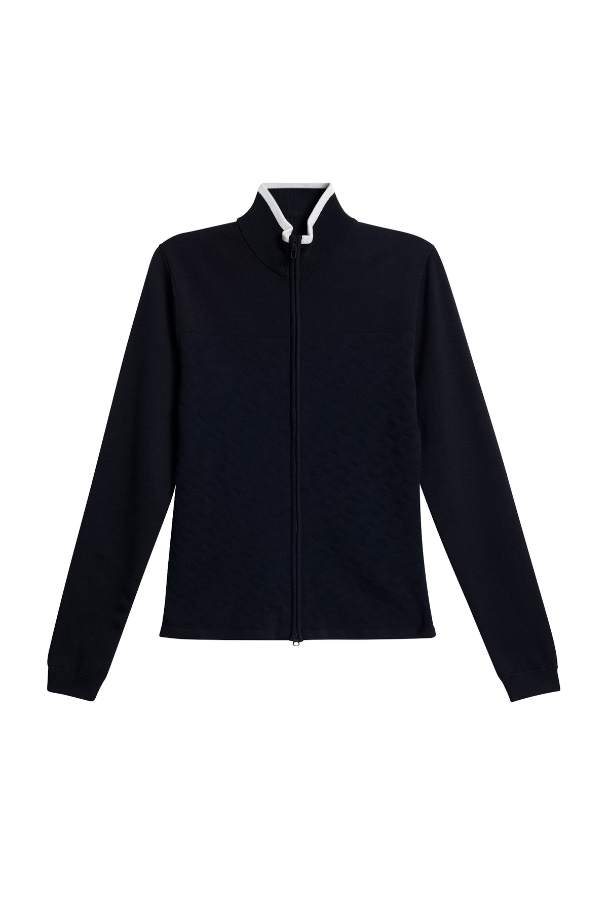 Anna Knitted Zip Sweater in JL Navy by J.Lindeberg
