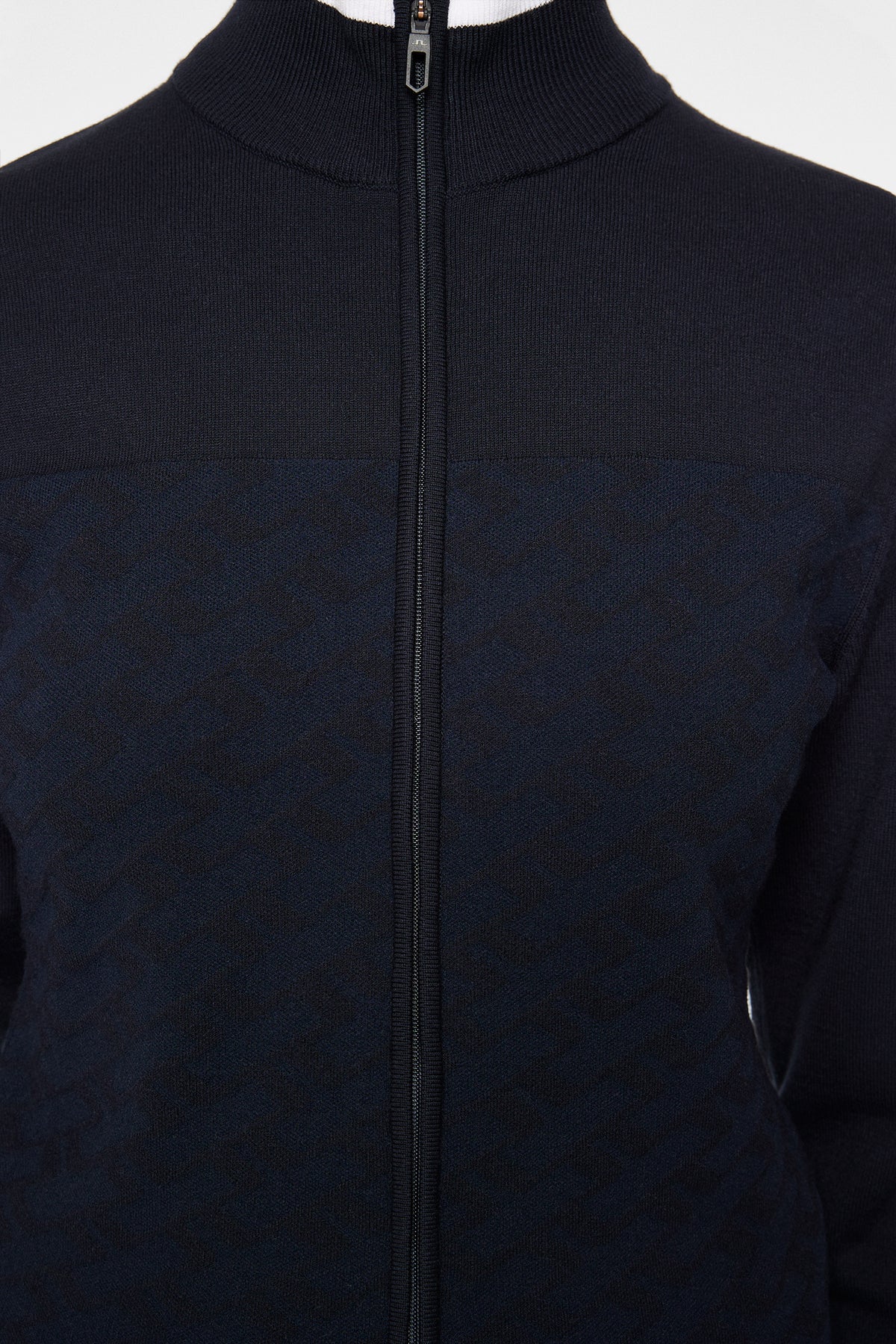 Anna Knitted Zip Sweater in JL Navy by J.Lindeberg