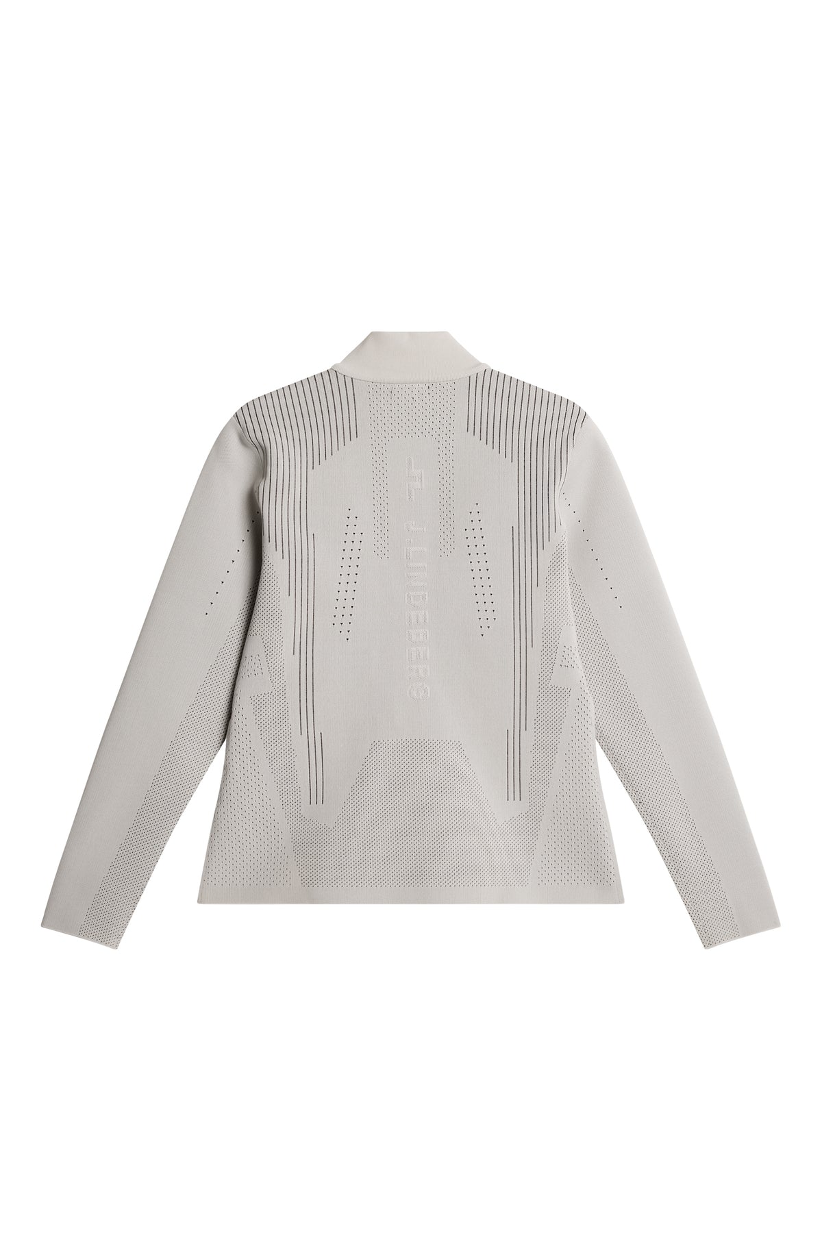 Bell Tech Knit Zip Sweater in Moonbeam by J.Lindeberg