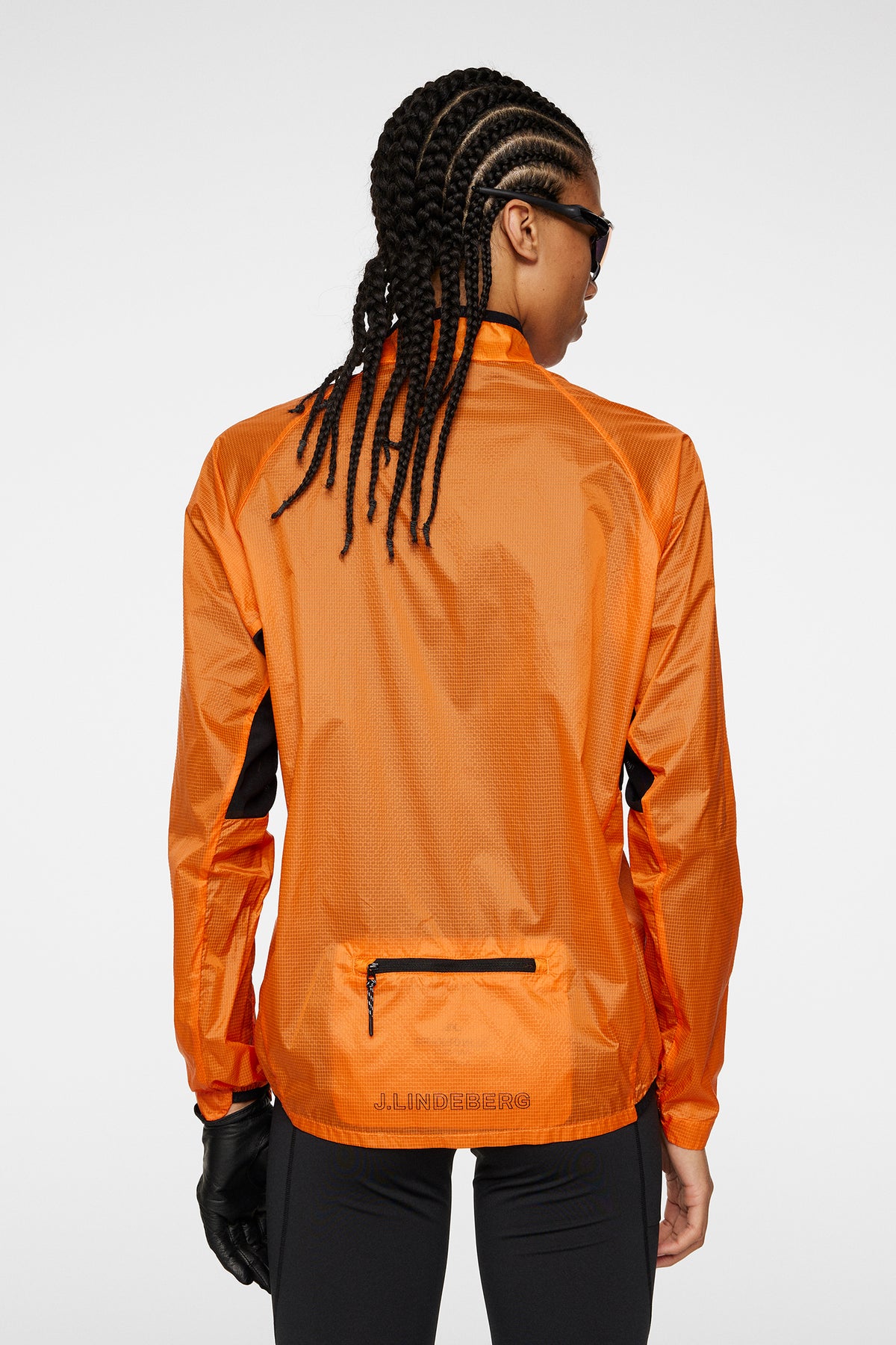 Brooke Pro Pack Anorak in Persimmon Orange by J.Lindeberg