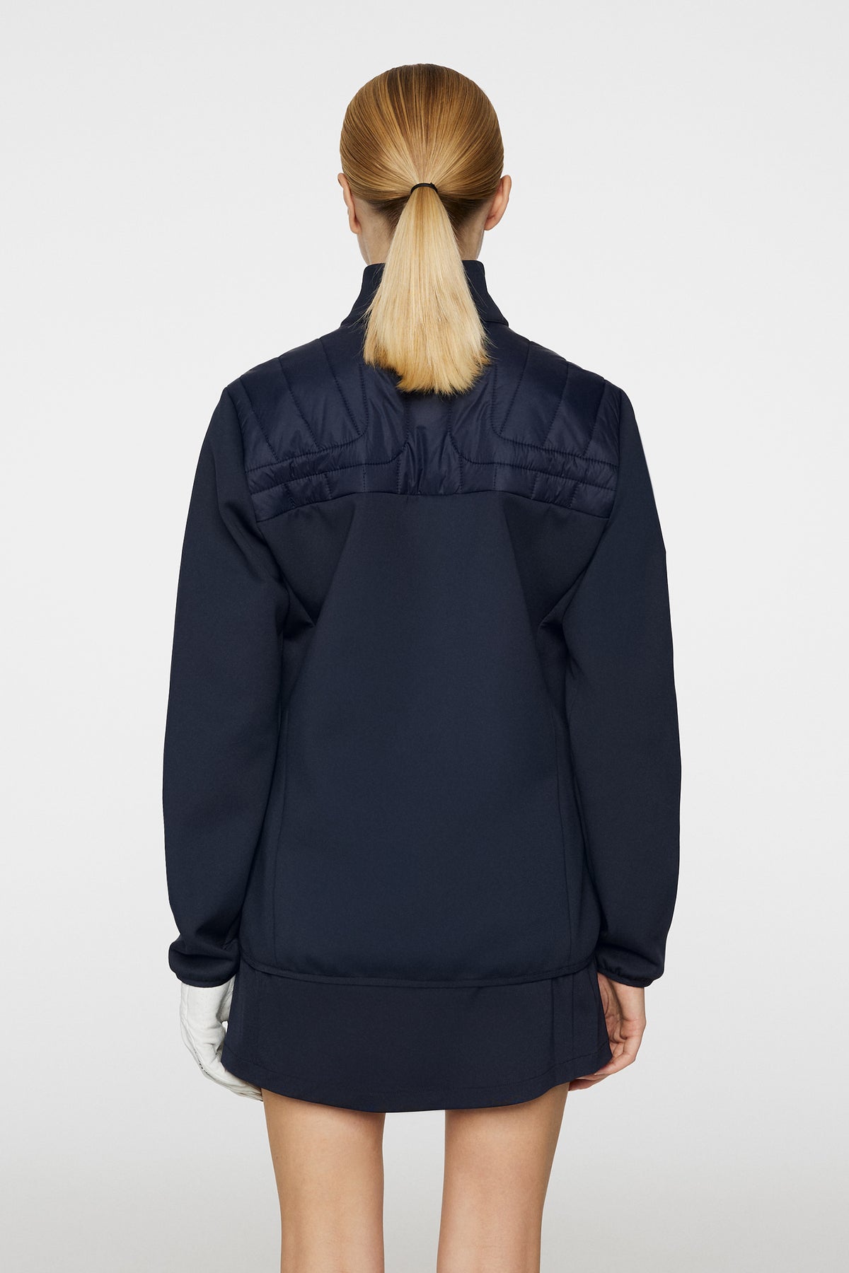 Holma Quilt Hybrid Jacket in JL Navy by J.Lindeberg