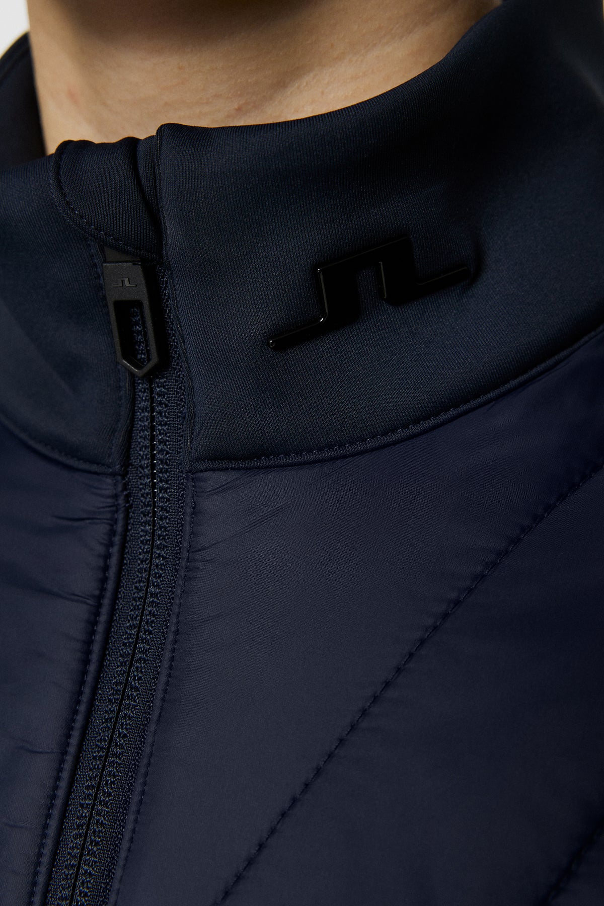 Holma Quilt Hybrid Jacket in JL Navy by J.Lindeberg