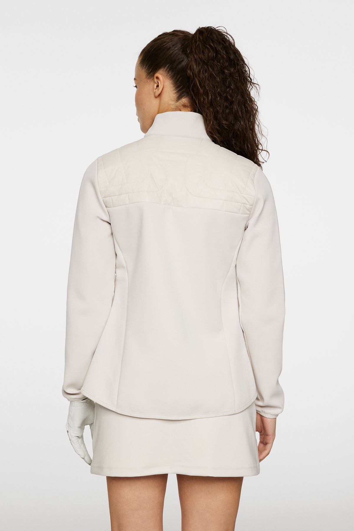 Holma Quilt Hybrid Jacket in Moonbeam by J.Lindeberg