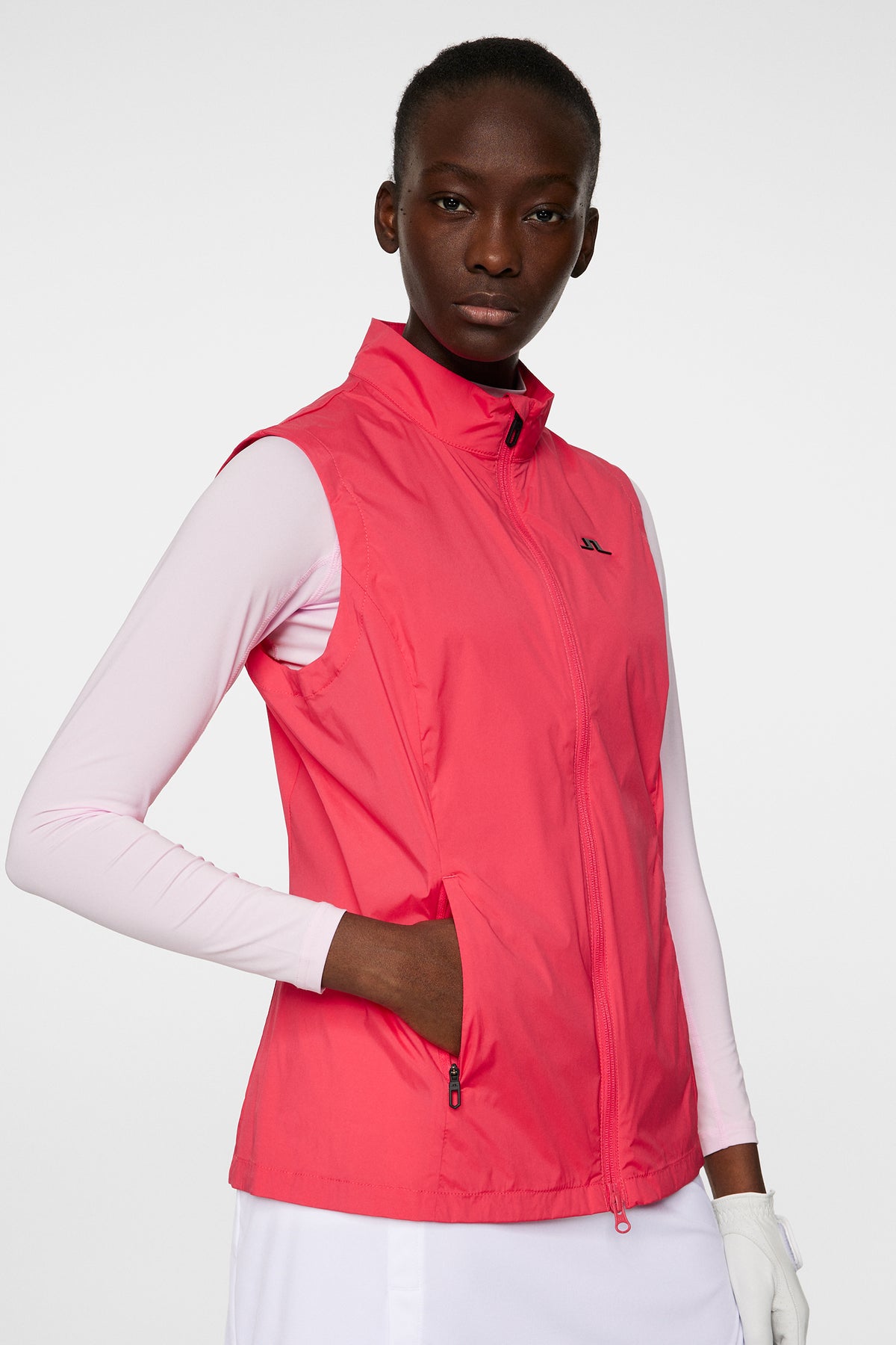 Thorine Vest in Azalea by J.Lindeberg
