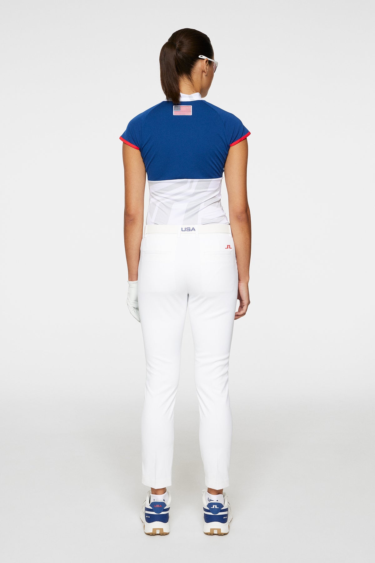 Pia Pant in White by J.Lindeberg