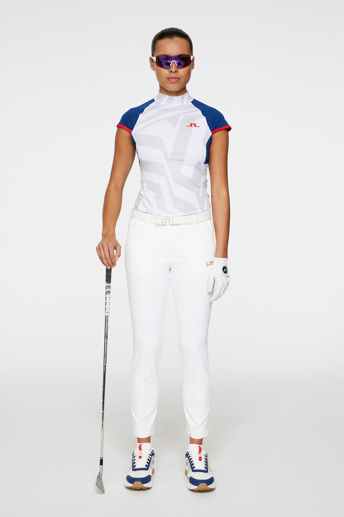 Pia Pant in White by J.Lindeberg