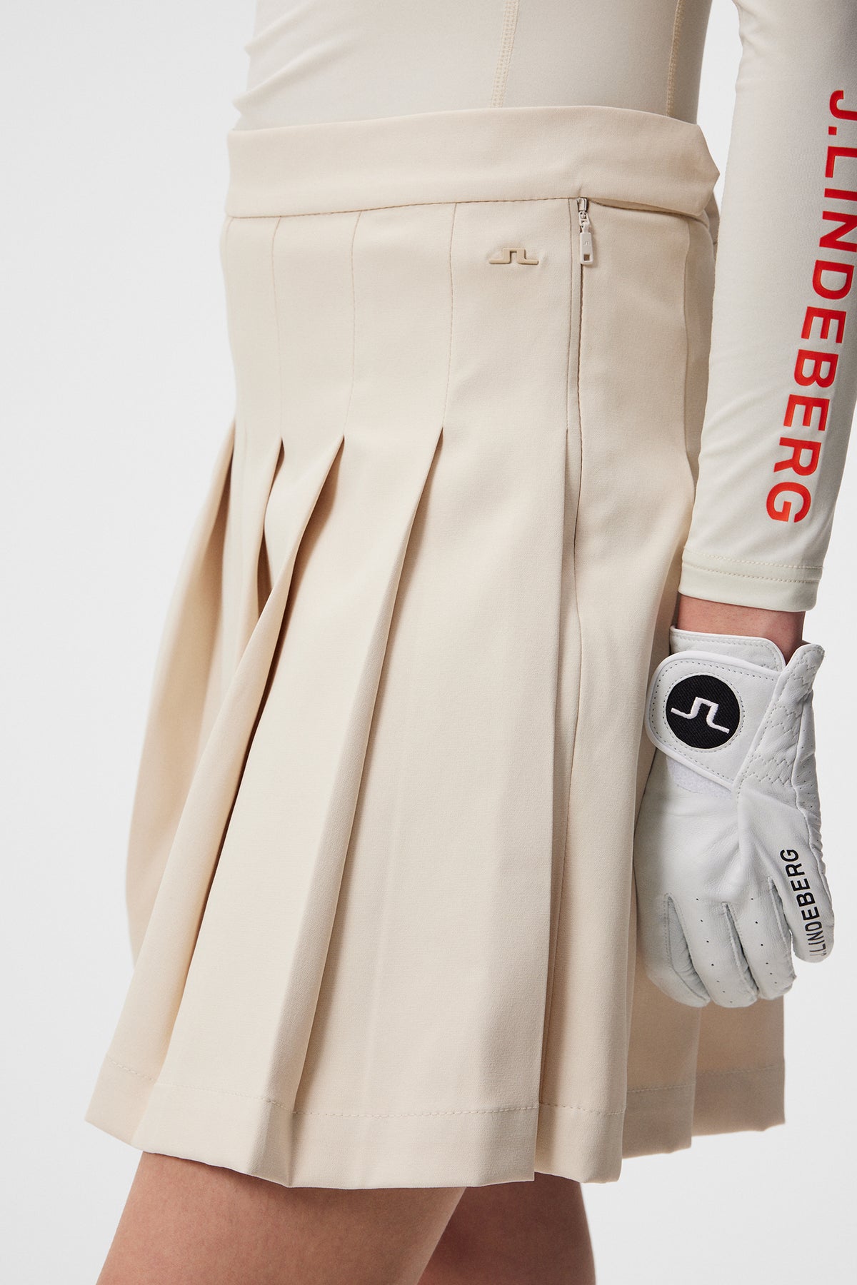 Adina Skirt in Almond Milk by J.Lindeberg