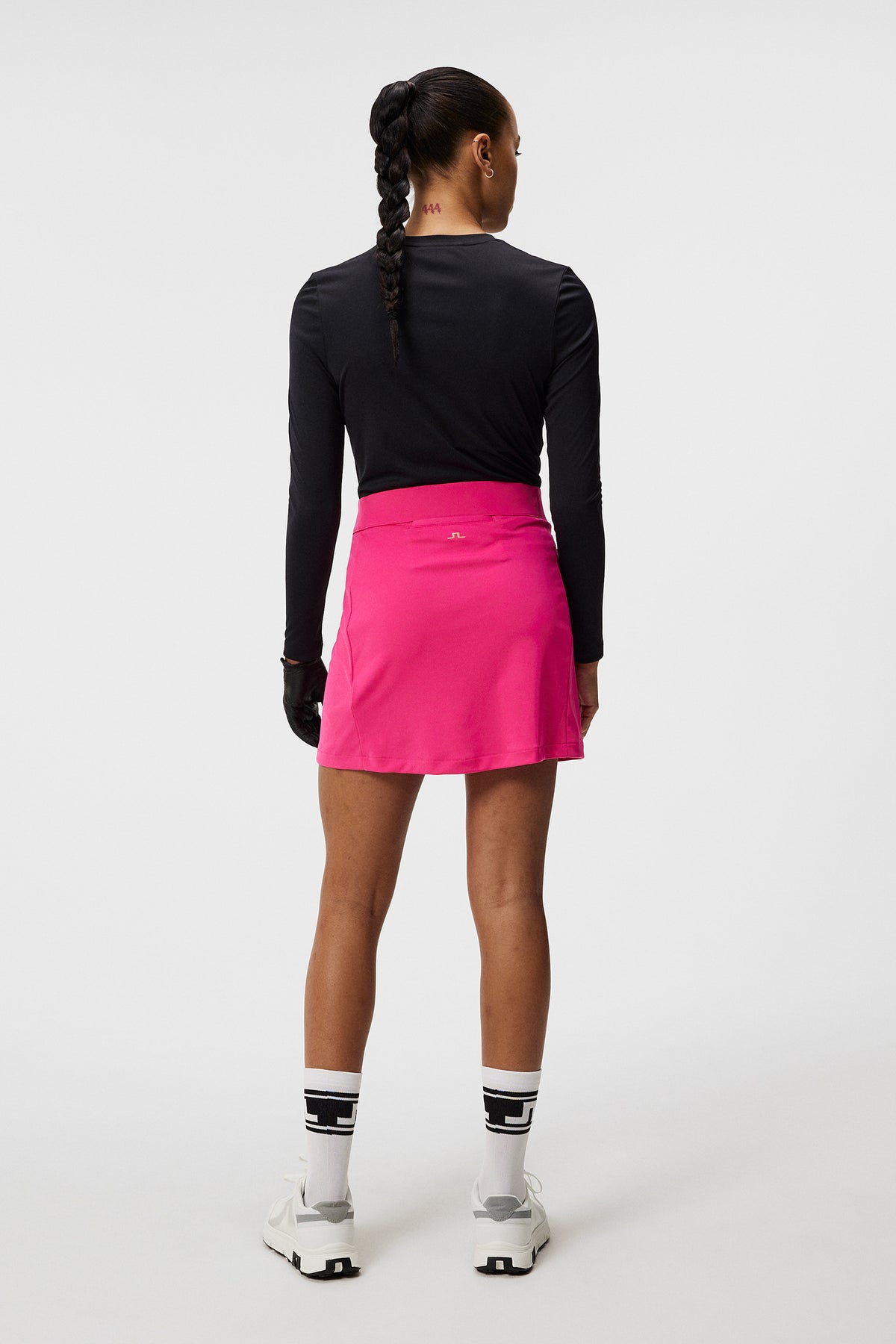 Amelie Mid Skirt in Fuchsia Purple by J.Lindeberg