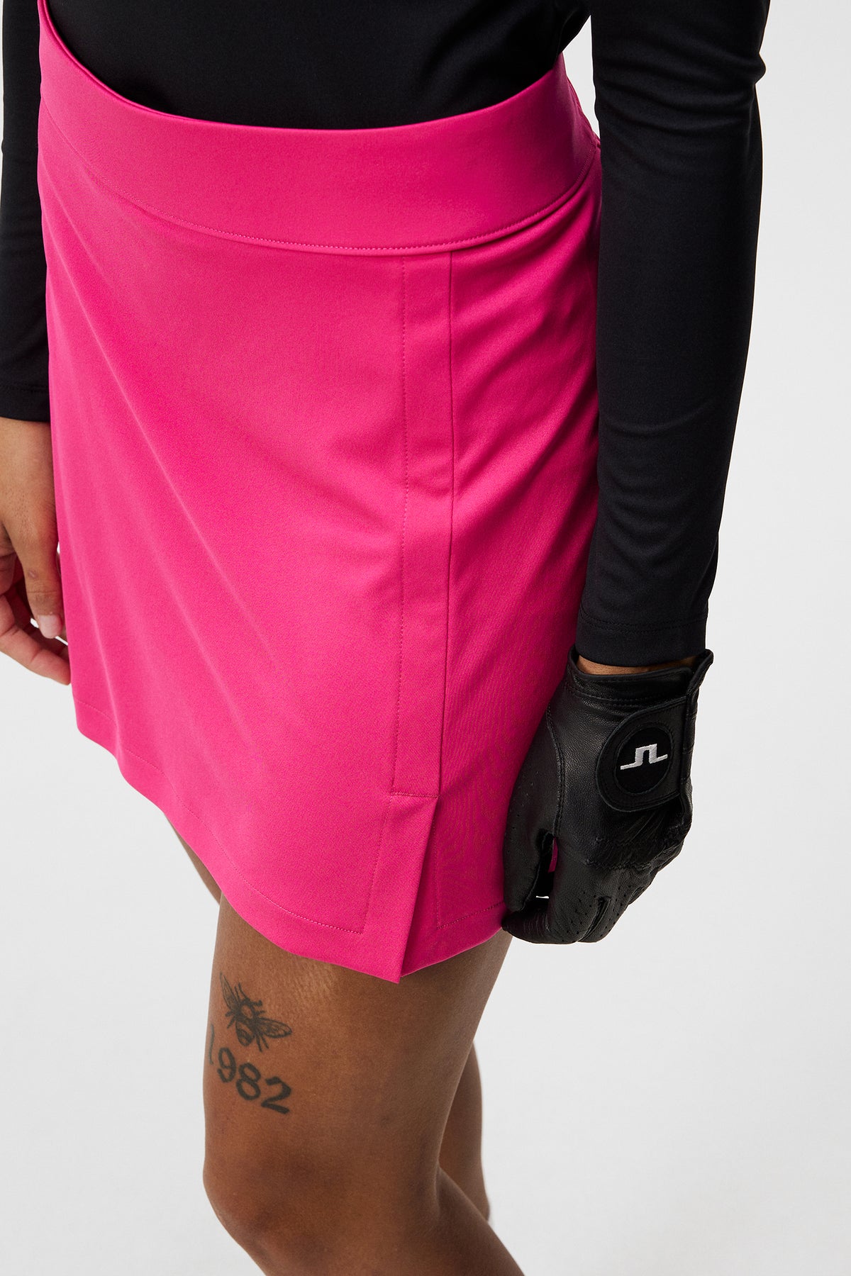 Amelie Mid Skirt in Fuchsia Purple by J.Lindeberg