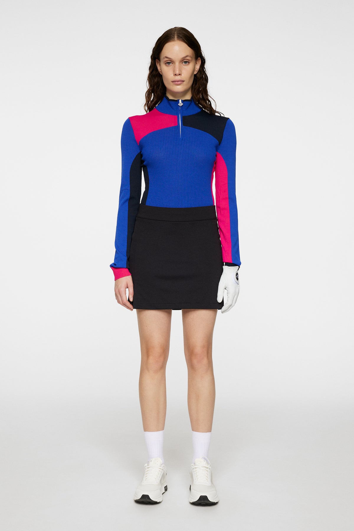 Amelie Mid Skirt in Black by J.Lindeberg