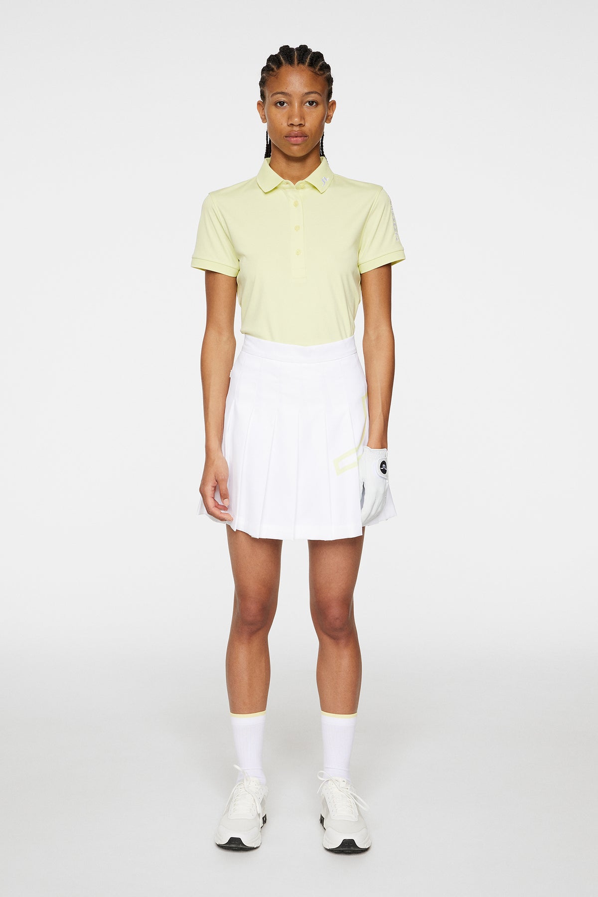 Naomi Skirt in White by J.Lindeberg