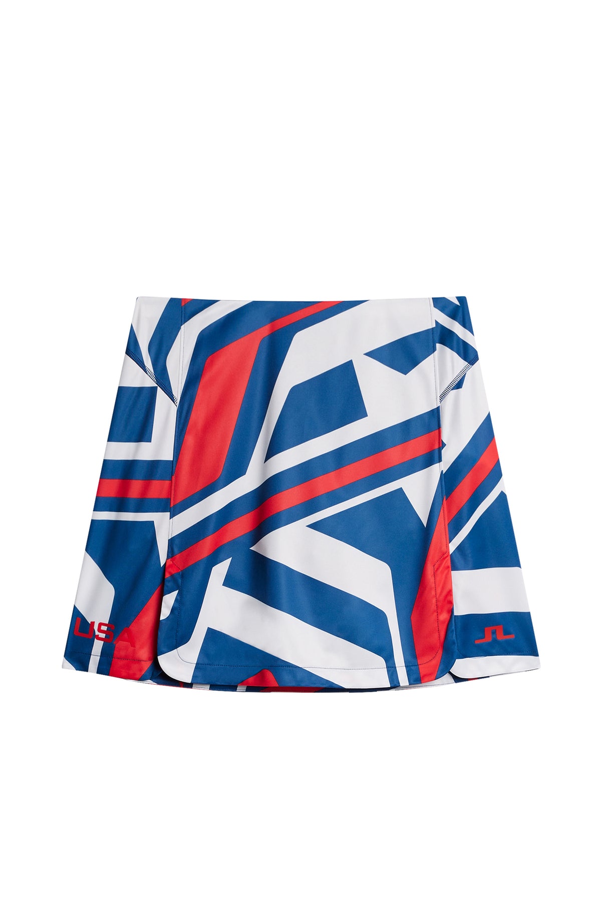 Gisele Skirt Print in US Golf Red by J.Lindeberg