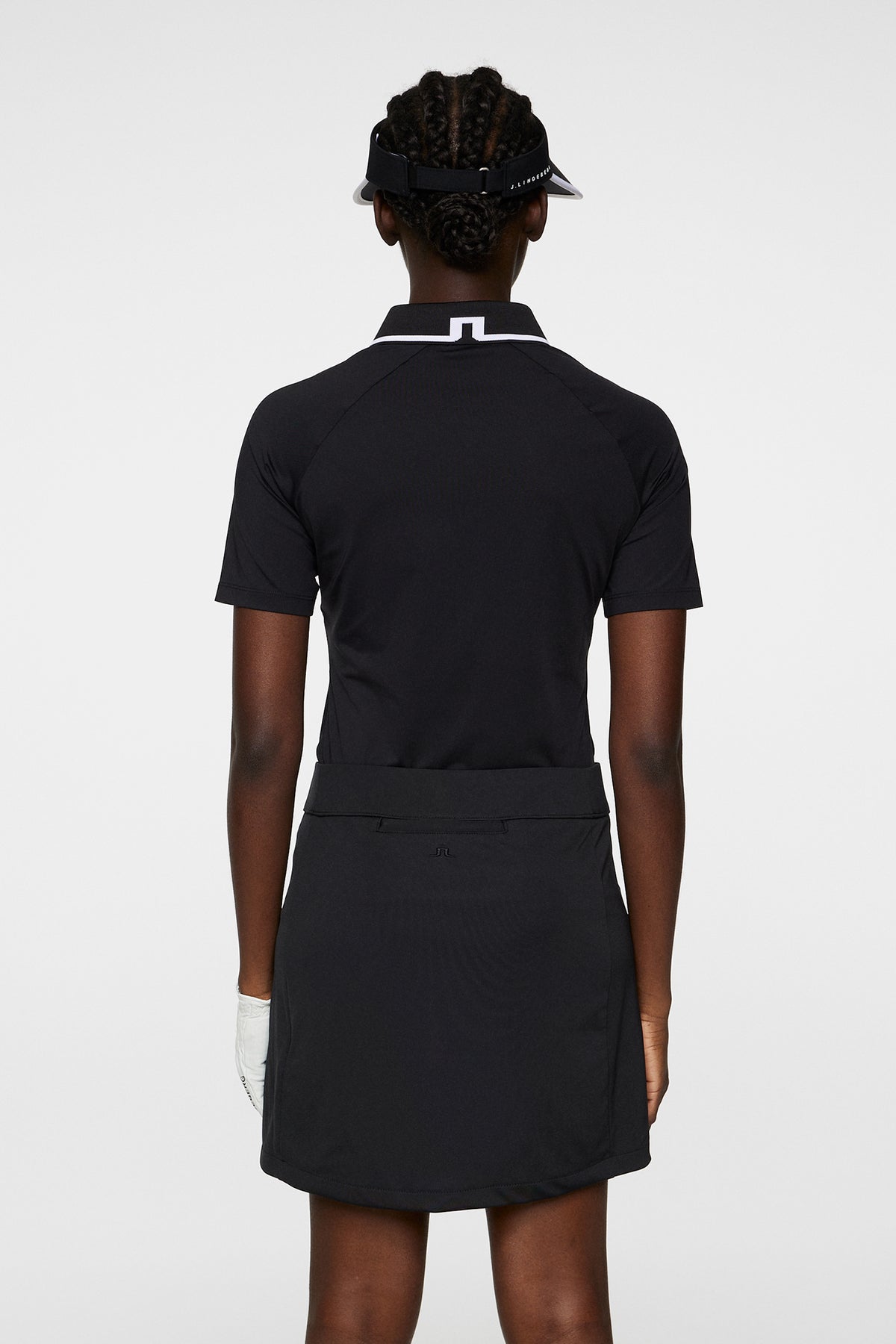 Amelie Mid Skirt in Black by J.Lindeberg