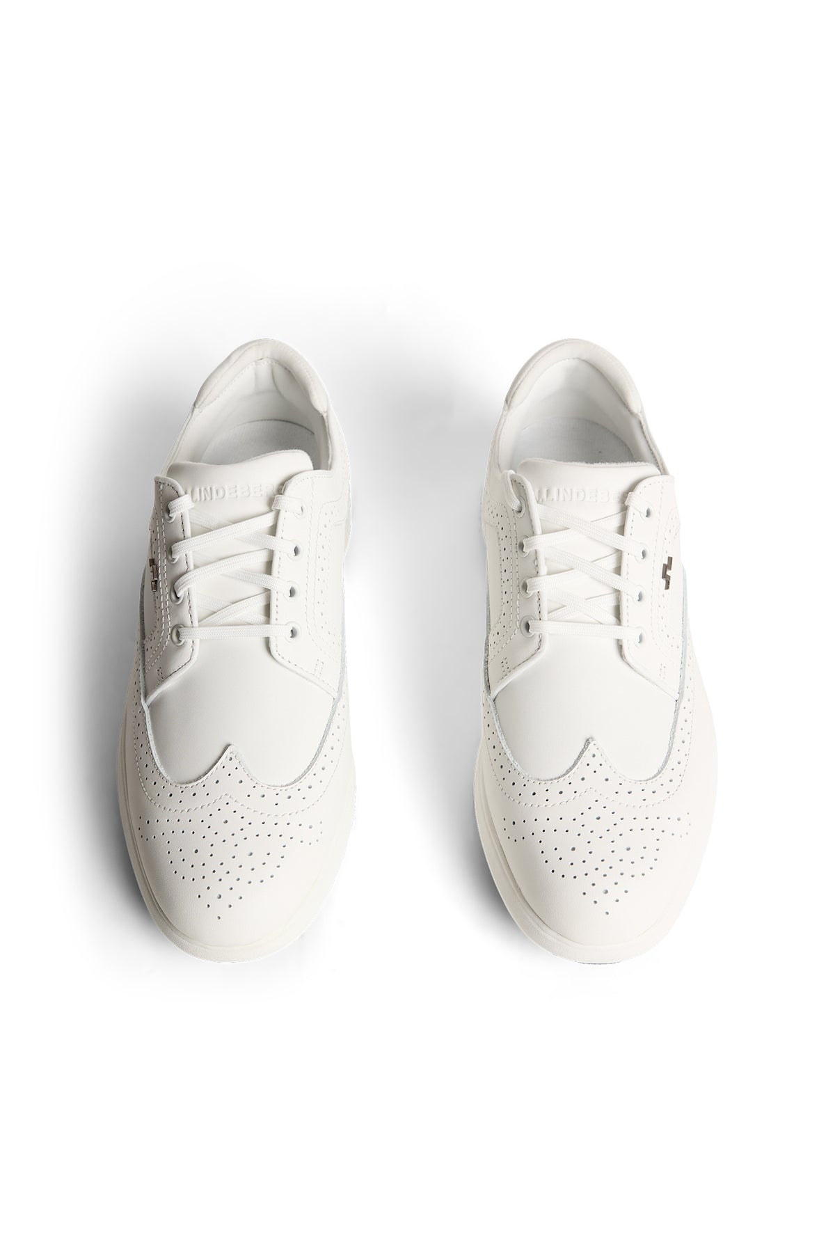 Fairway Brogue Golf Sneaker W in White by J.Lindeberg