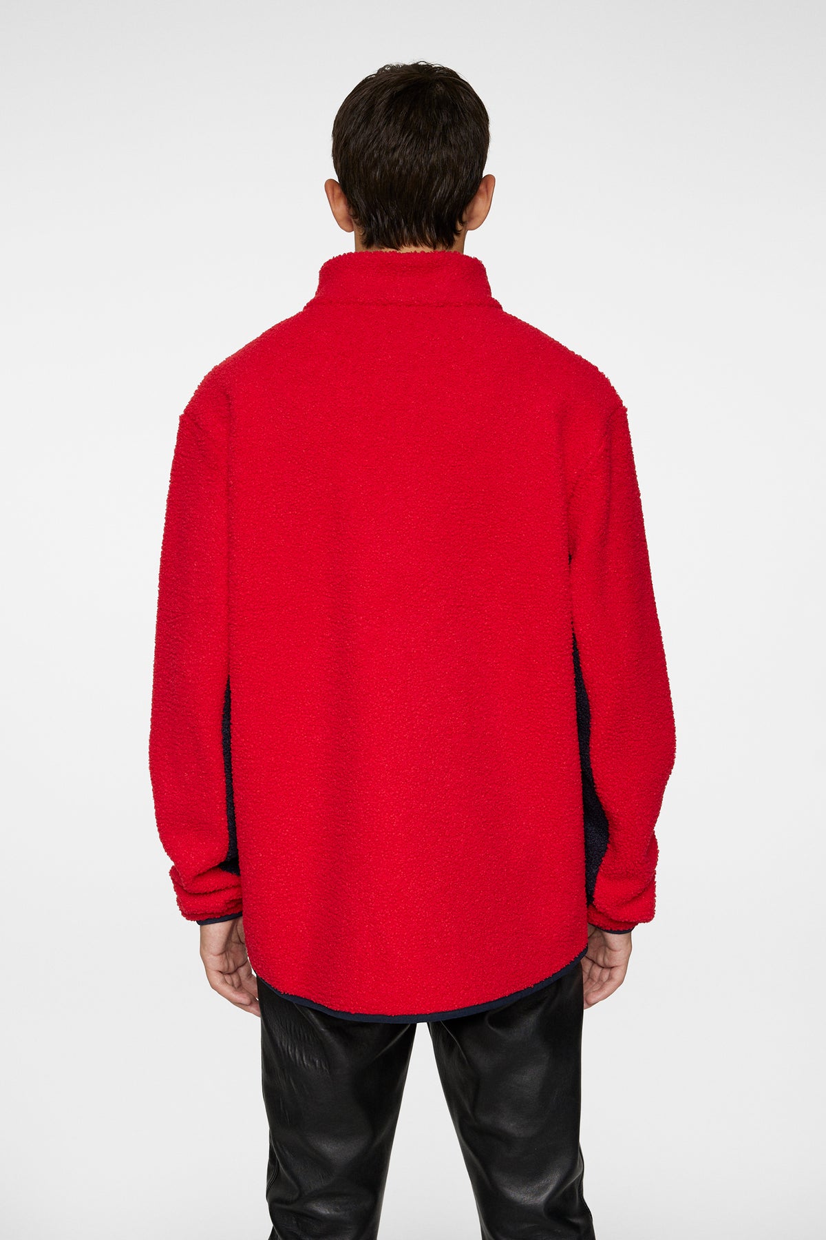 Peter Pile Jacket in Barbados Cherry by J.Lindeberg