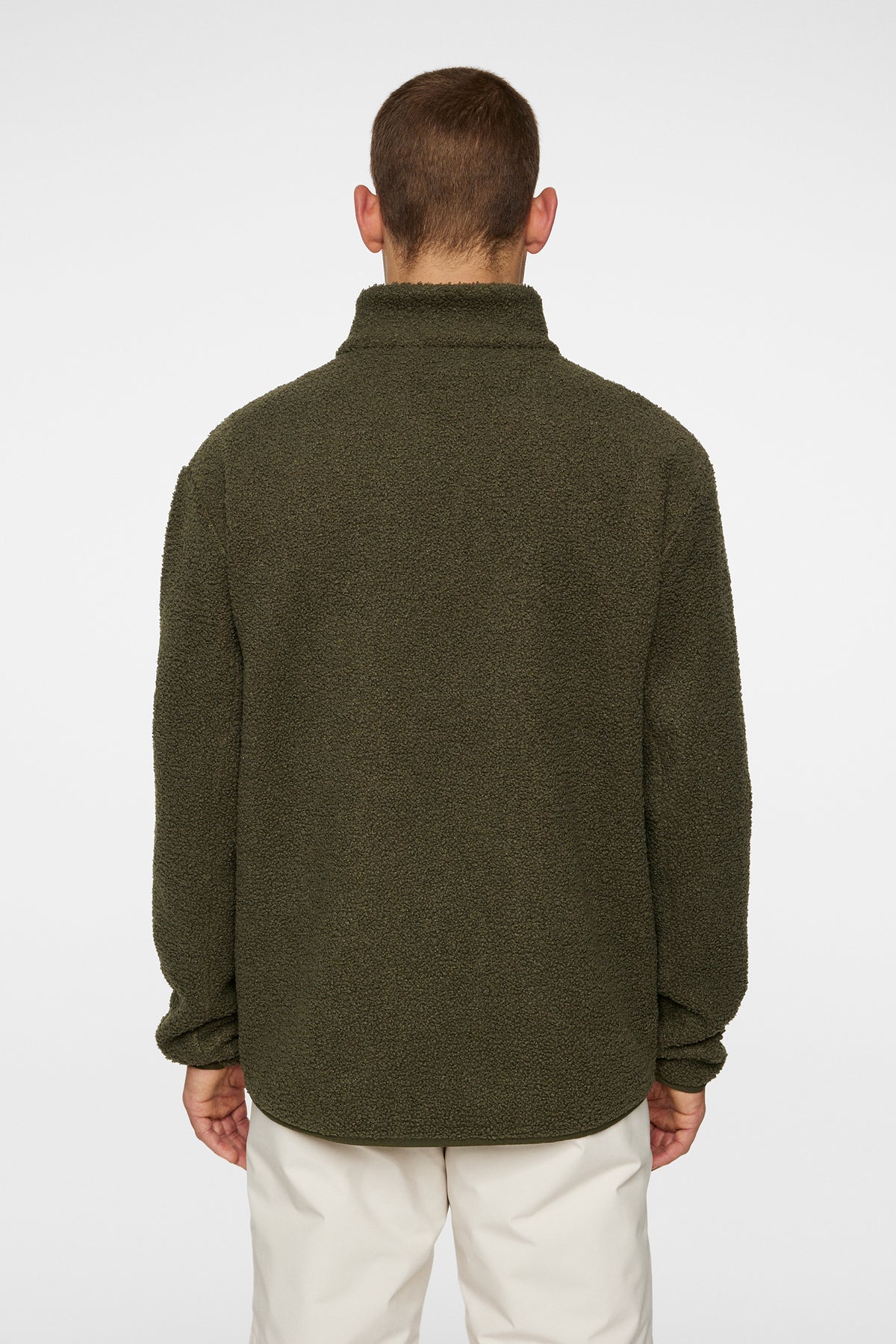 Peter Pile Jacket in Forest Green by J.Lindeberg