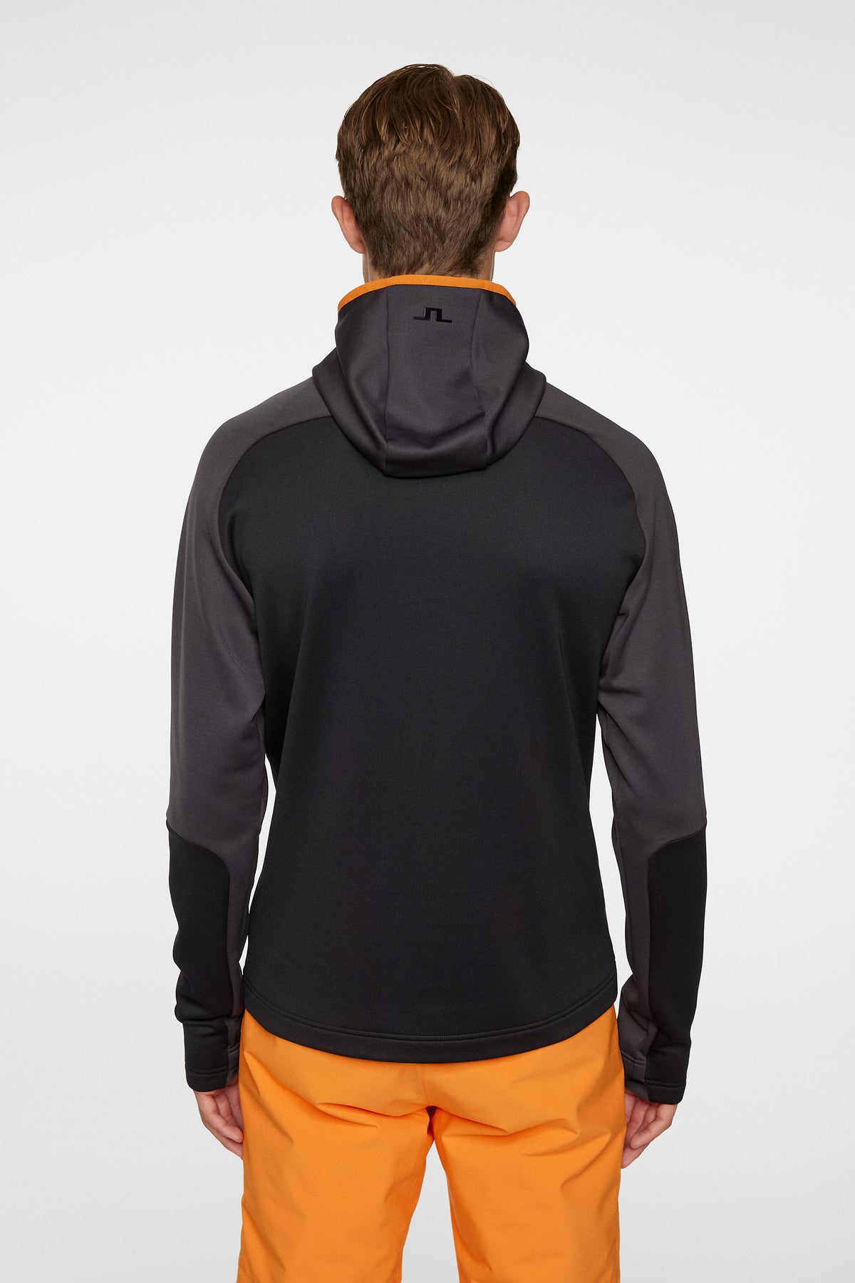 Elevation Full Zip Hood in Black by J.Lindeberg