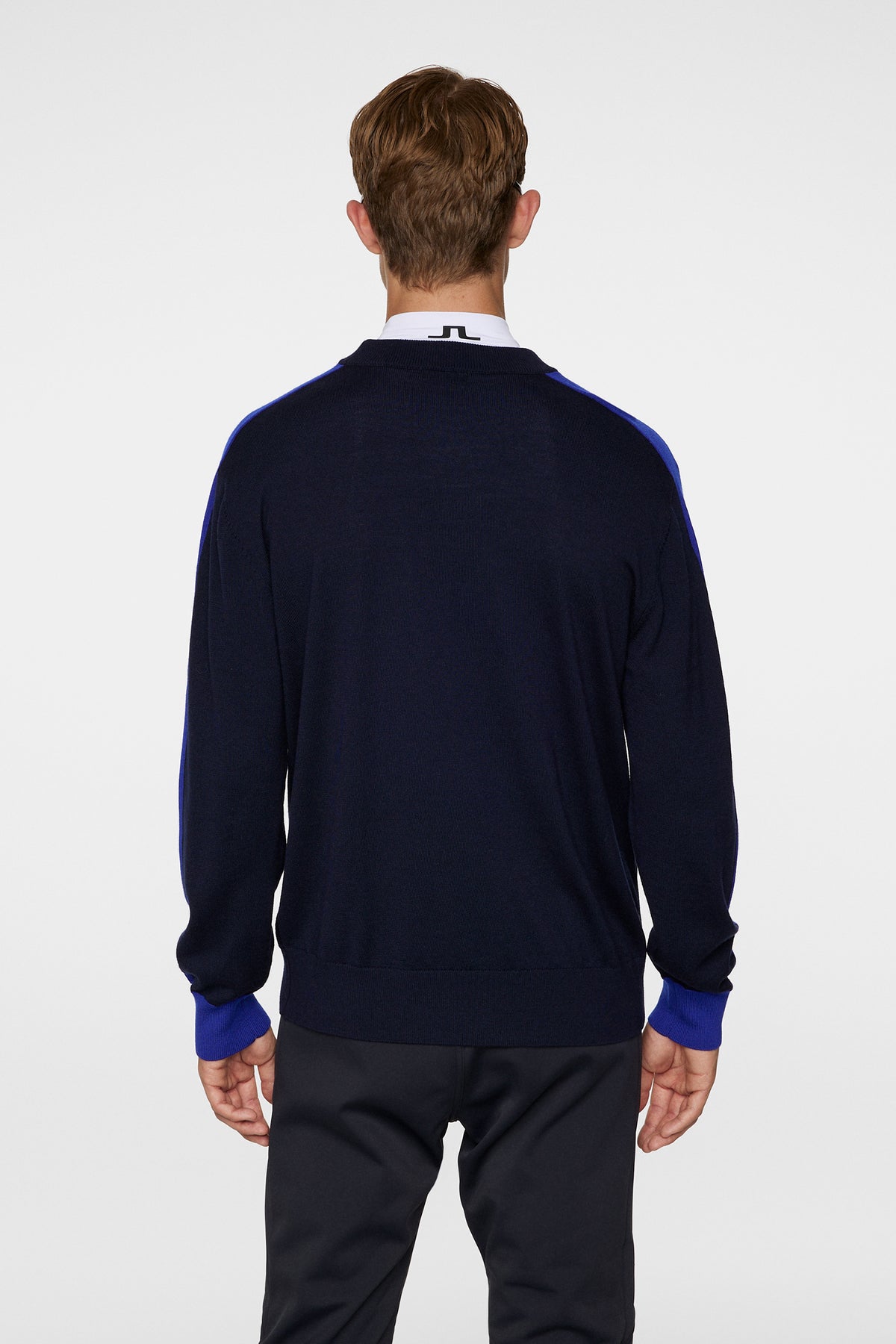 Kirby Knitted Sweater in JL Navy by J.Lindeberg