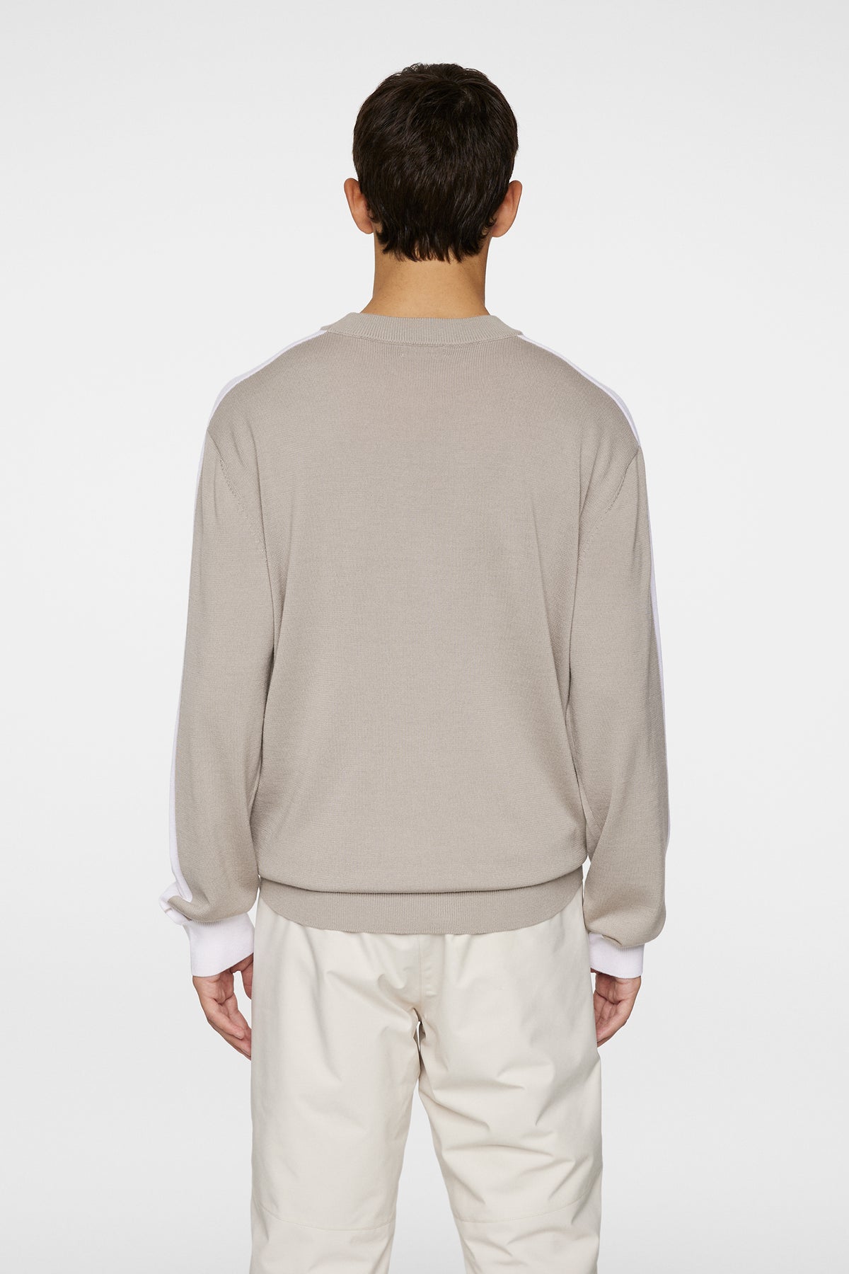 Kirby Knitted Sweater in Moonbeam by J.Lindeberg