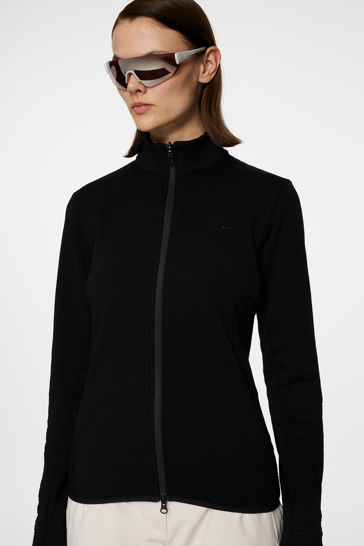 Emeliz Merino Mid Layer in Black by J.Lindeberg