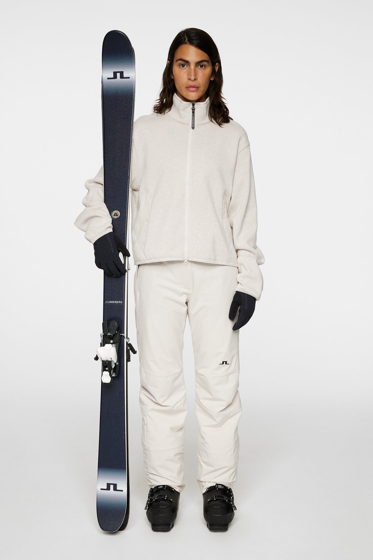 Cirque Jacket in Beige Melange by J.Lindeberg