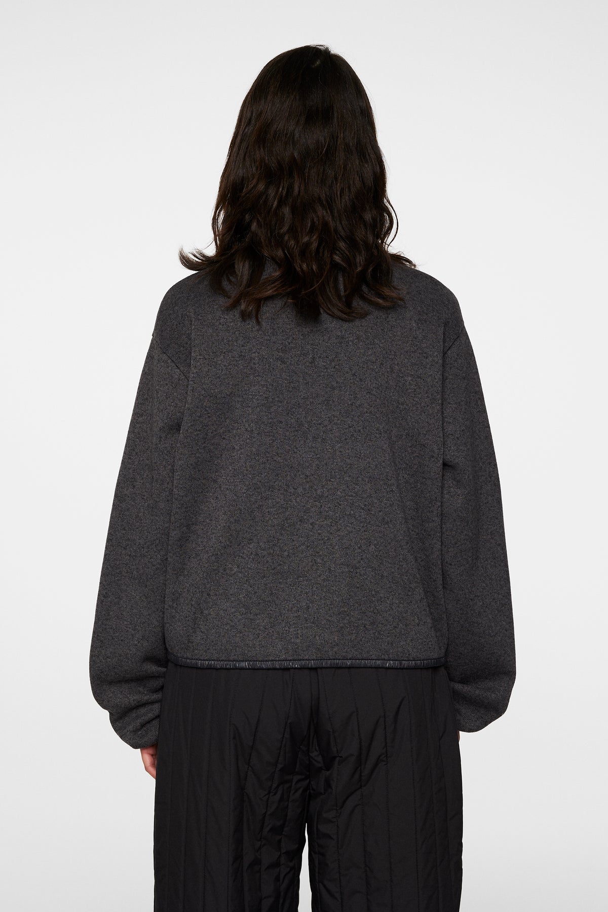 Cirque Jacket in Dark Grey Melange by J.Lindeberg