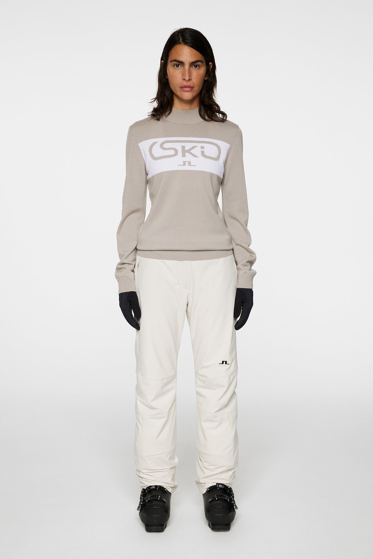 Kelby Knitted Sweater in Moonbeam by J.Lindeberg