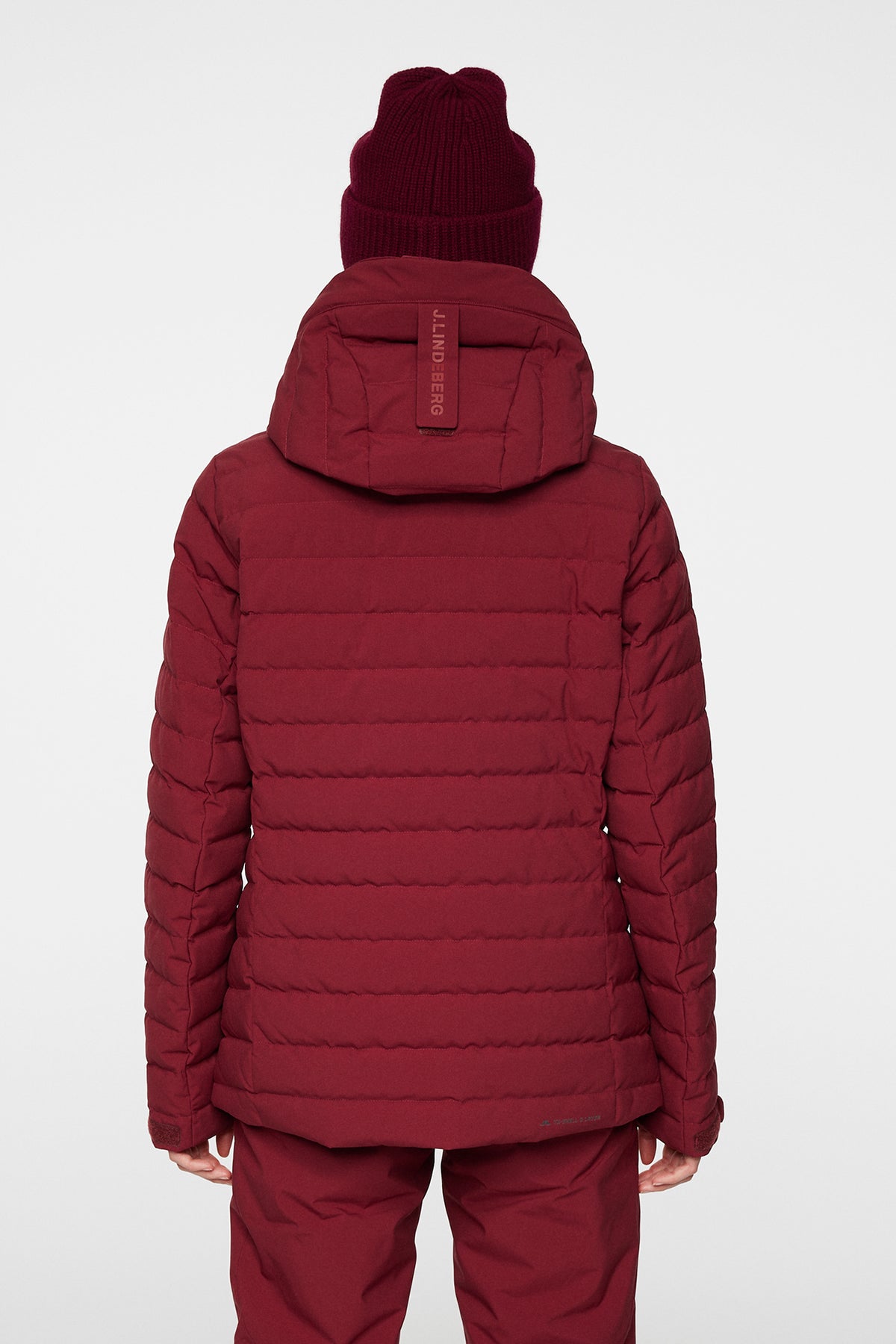 W Thermic Down Jacket in Cabernet by J.Lindeberg