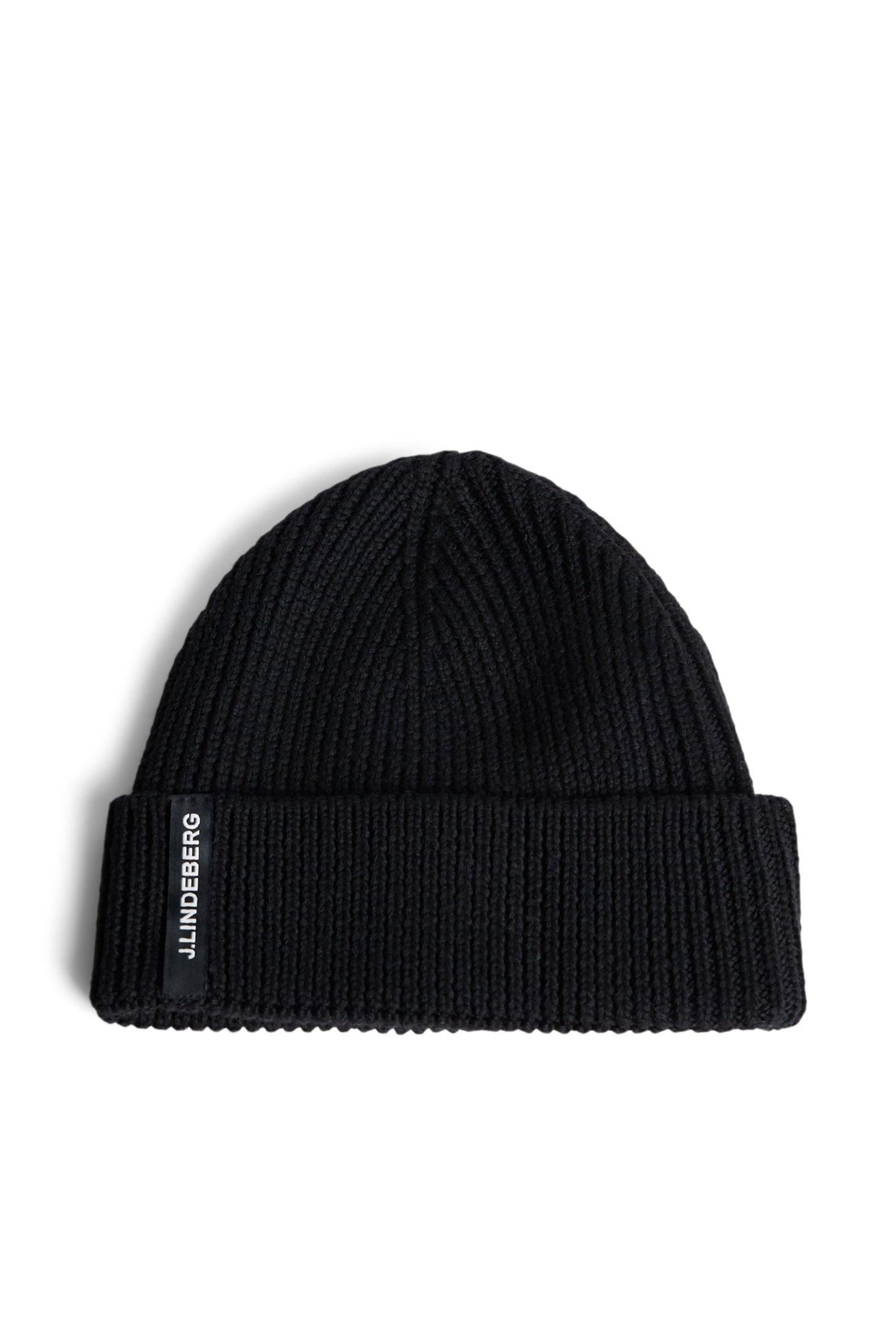 Juan Merino Beanie in Black by J.Lindeberg