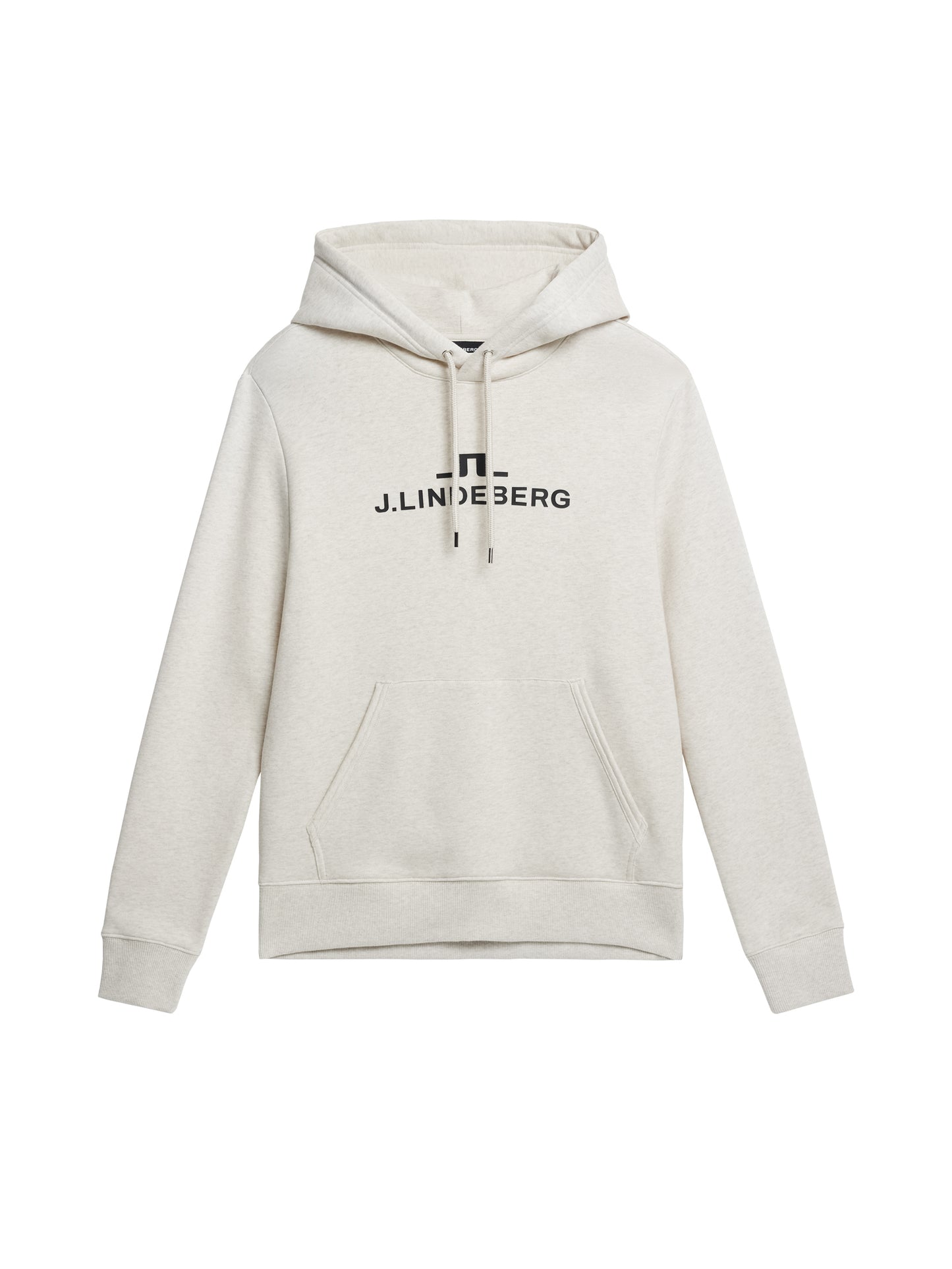 Alpha Hood in Beige Melange by J.Lindeberg