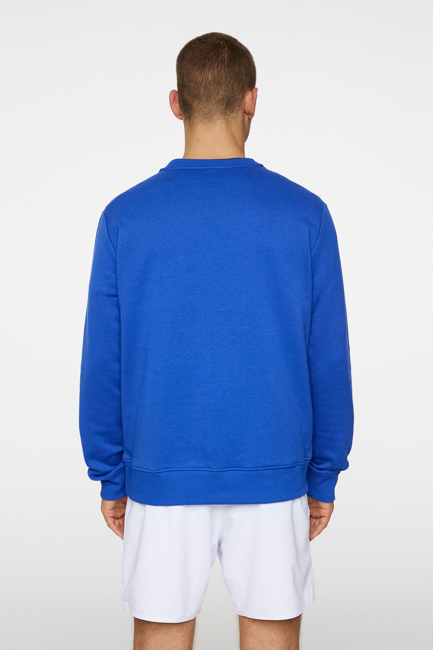 Alpha Crew Neck in Club Blue by J.Lindeberg