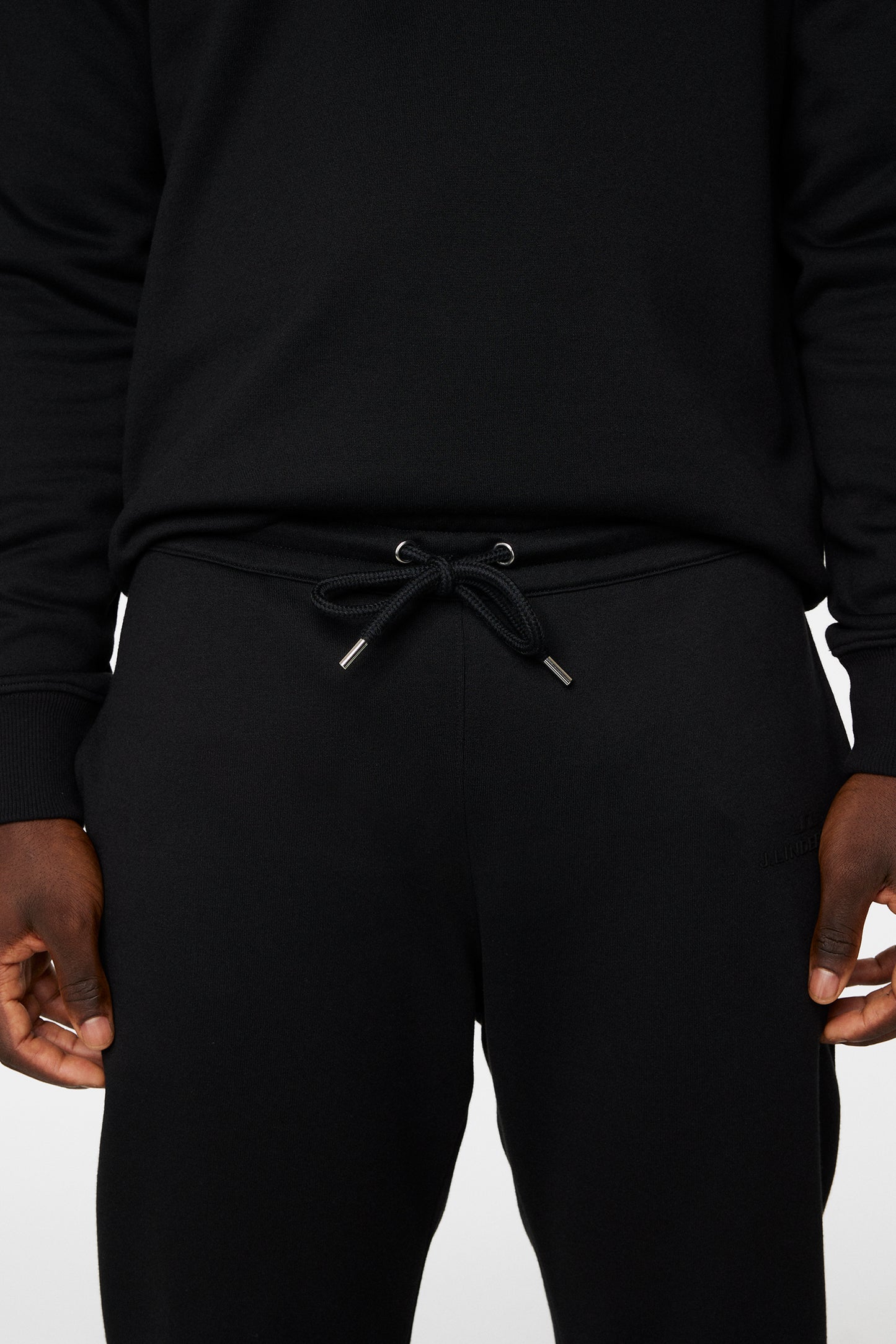 Alpha Sweatpant in Black by J.Lindeberg