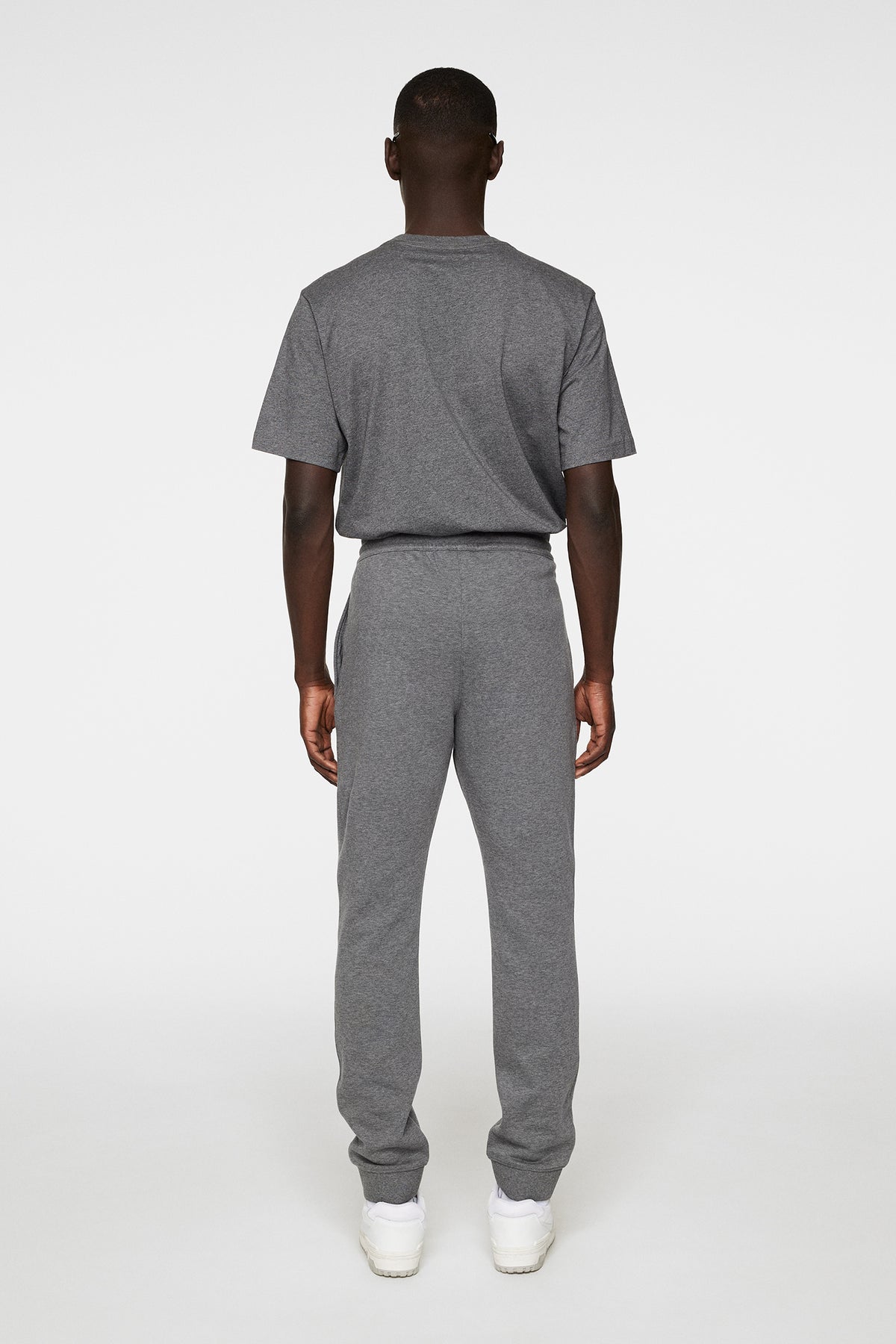 Alpha Sweatpant in Dark Grey Melange by J.Lindeberg