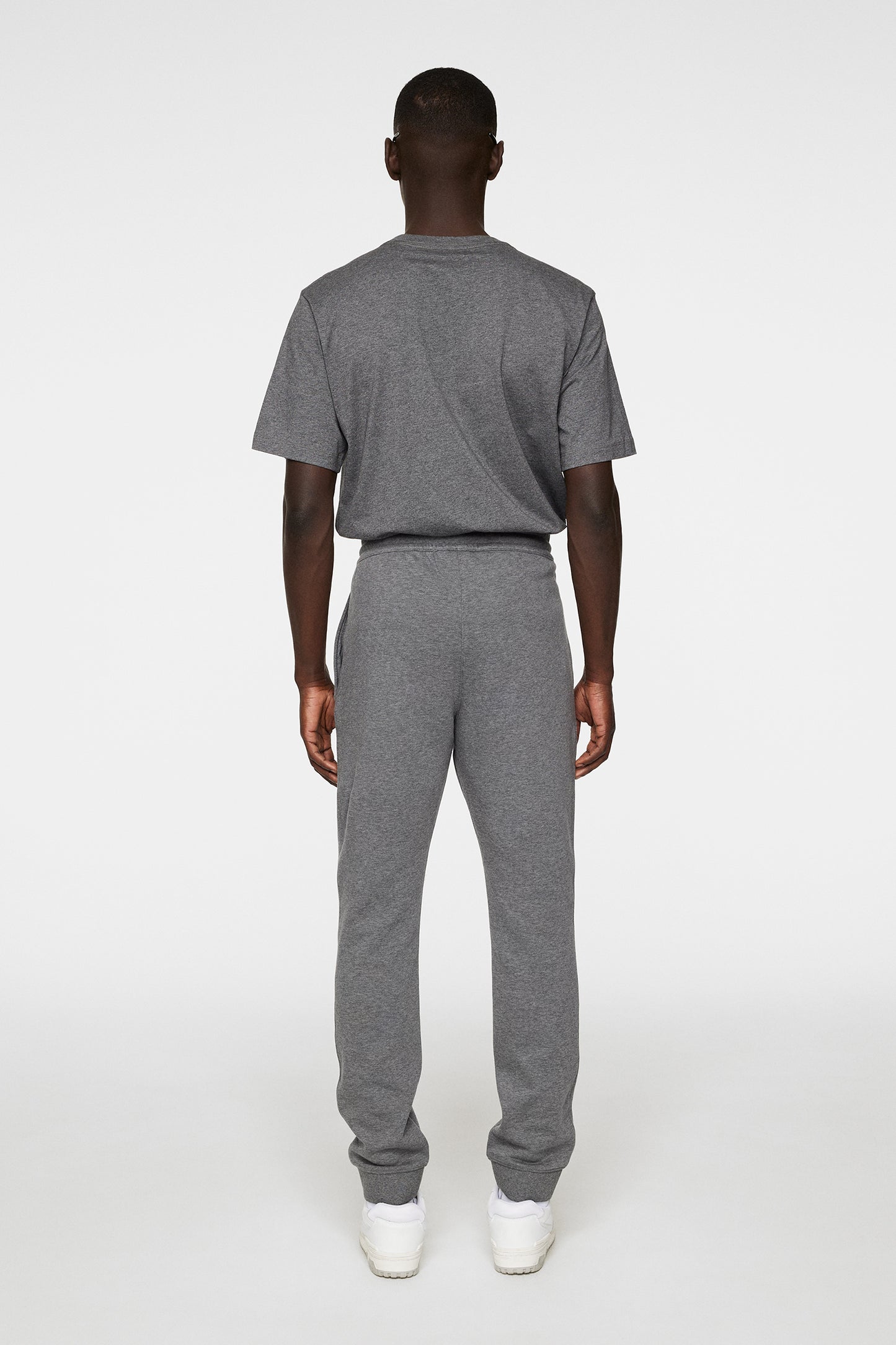 Alpha Sweatpant in Dark Grey Melange by J.Lindeberg