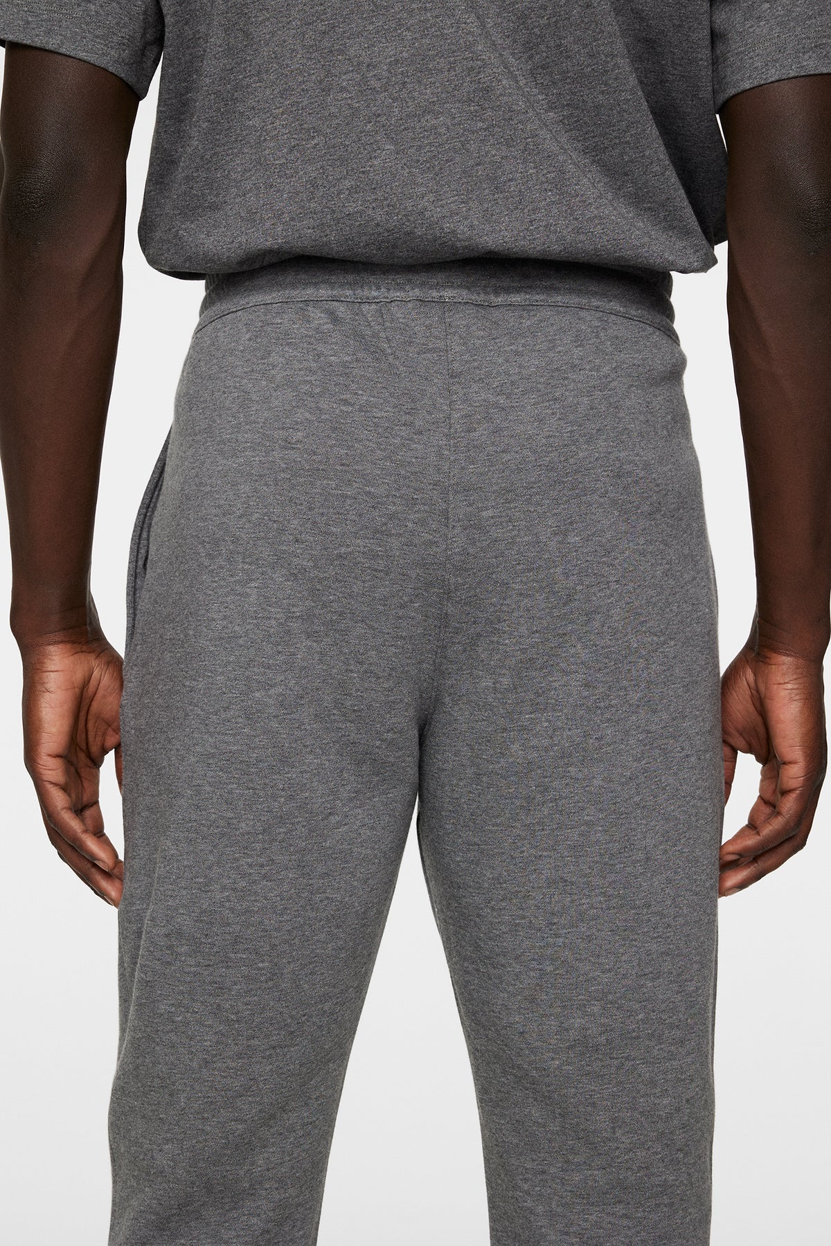 Alpha Sweatpant in Dark Grey Melange by J.Lindeberg