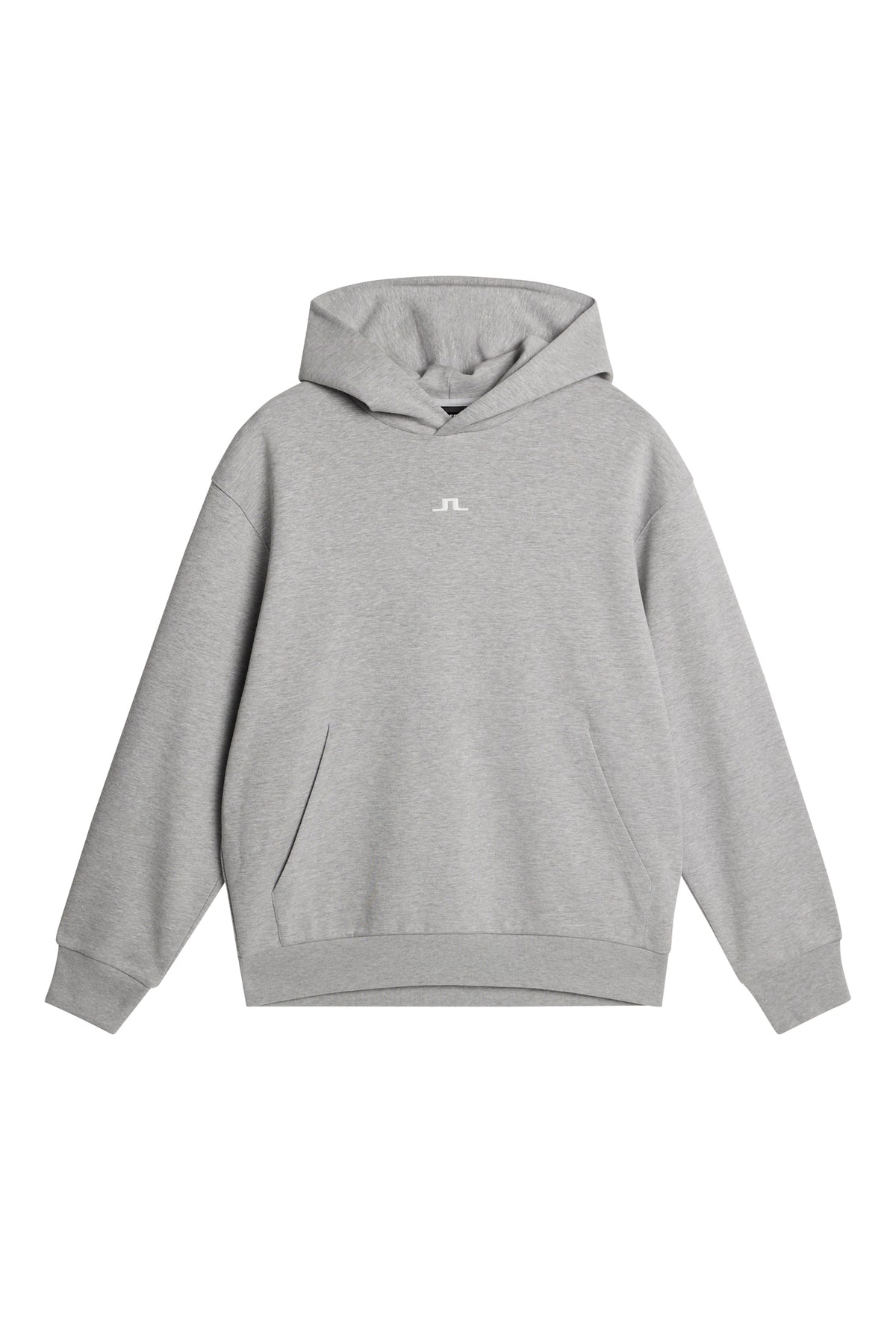 Steffen Hood in Light Grey Melange by J.Lindeberg