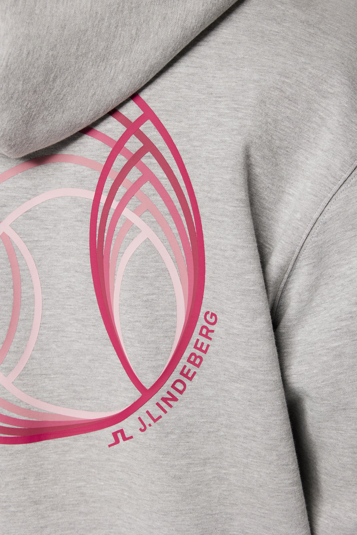 Steffen Hood in Light Grey Melange by J.Lindeberg