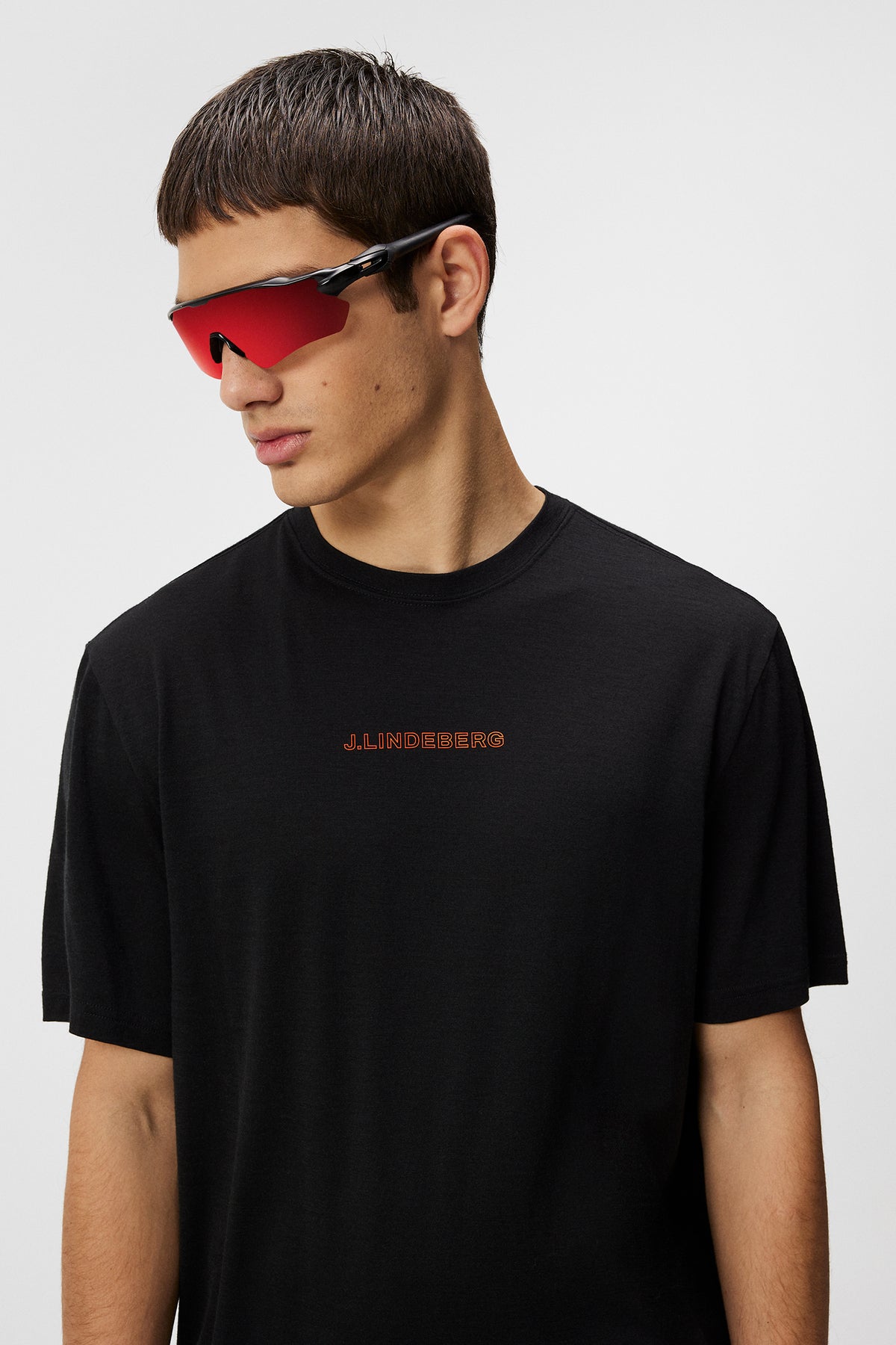 Andres T-shirt in Black by J.Lindeberg
