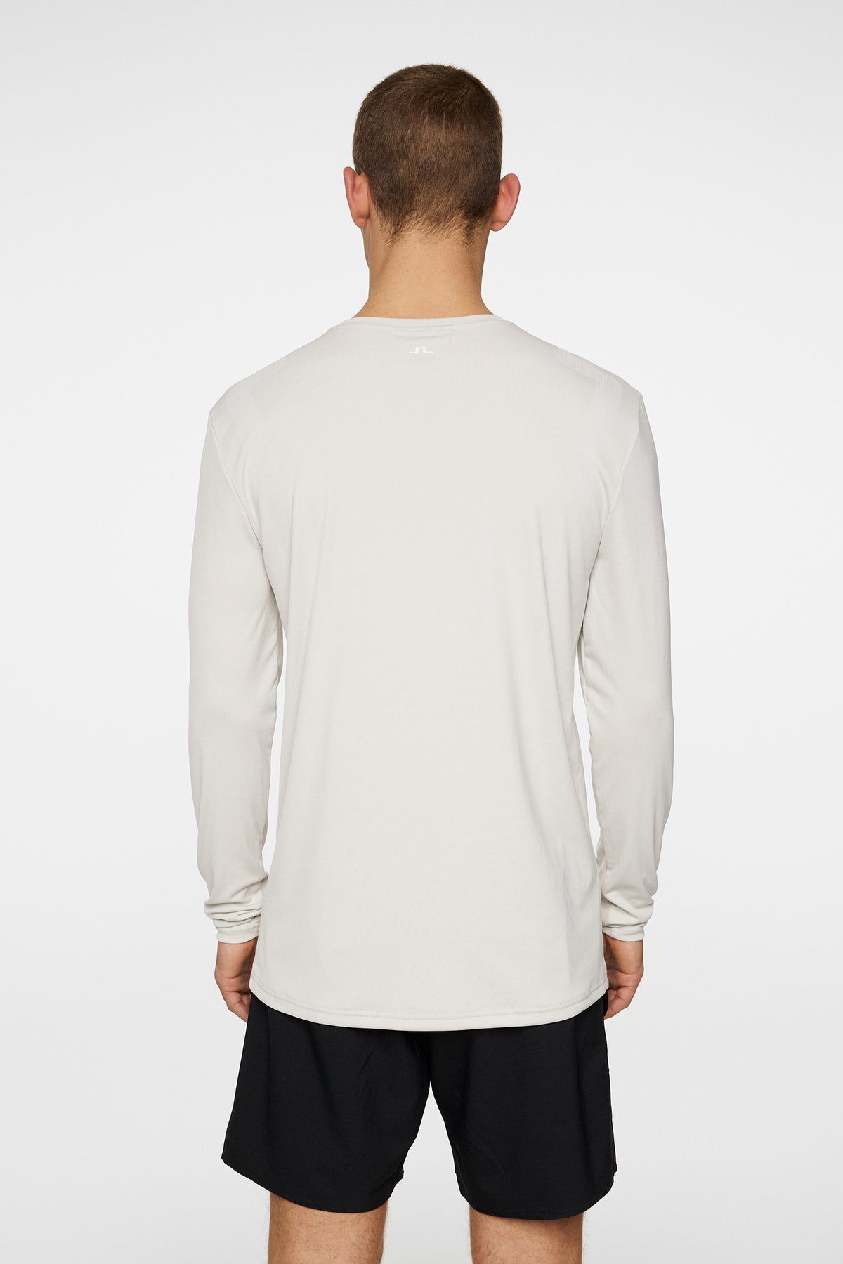 Elion Long Sleeve Tee in Moonbeam by J.Lindeberg