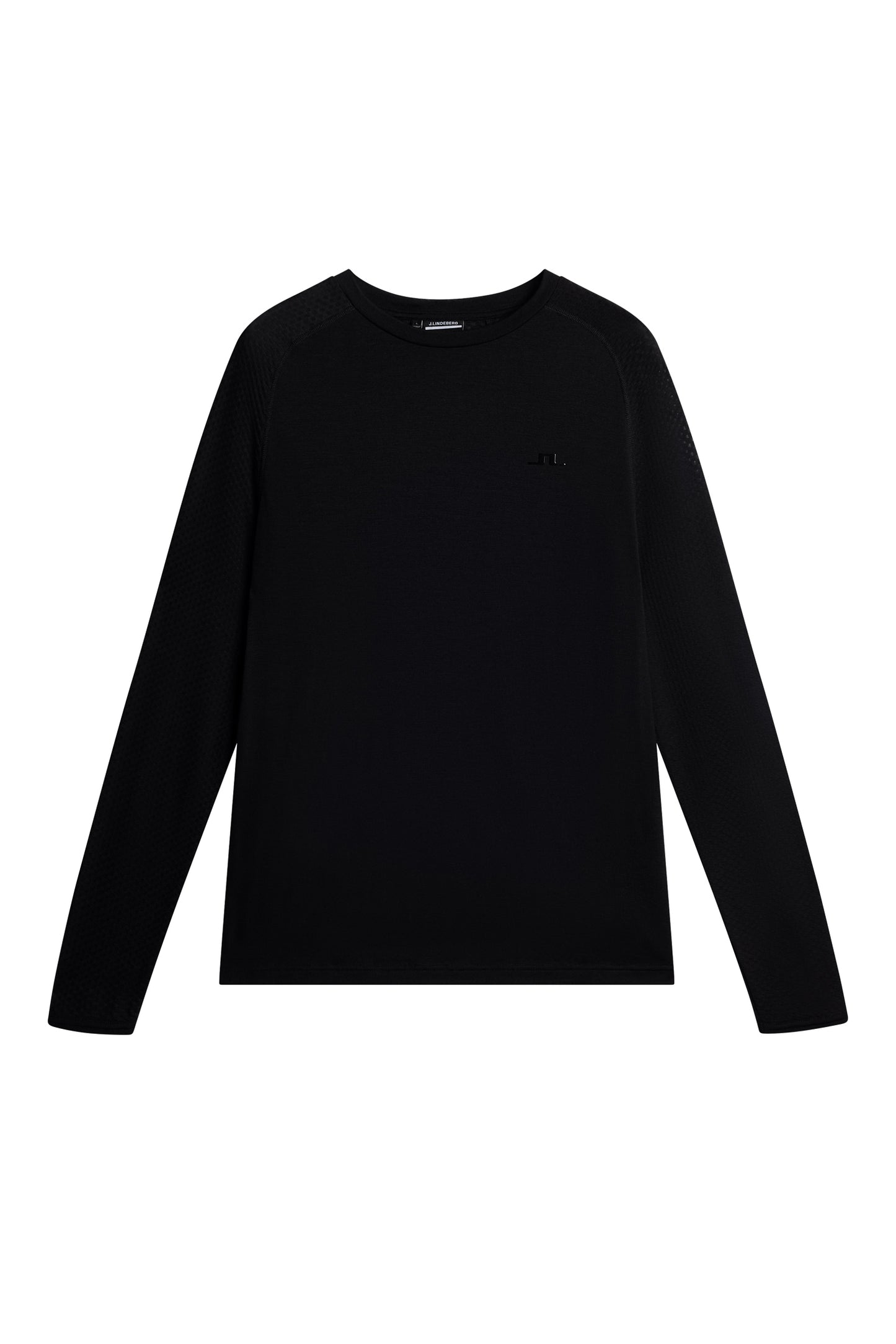 Brent Wool Long Sleeve in Black by J.Lindeberg