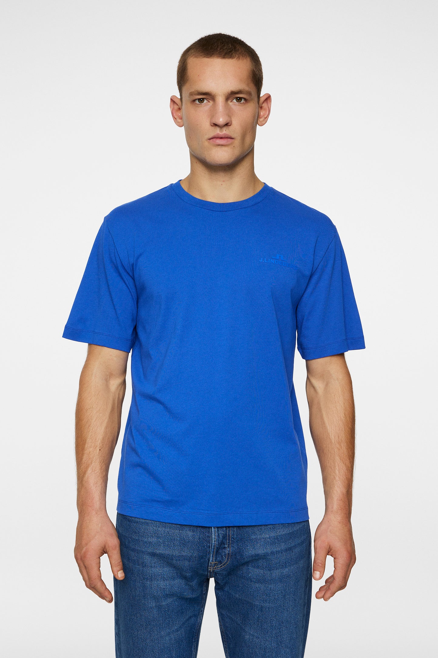 Alpha T-shirt in Club Blue by J.Lindeberg