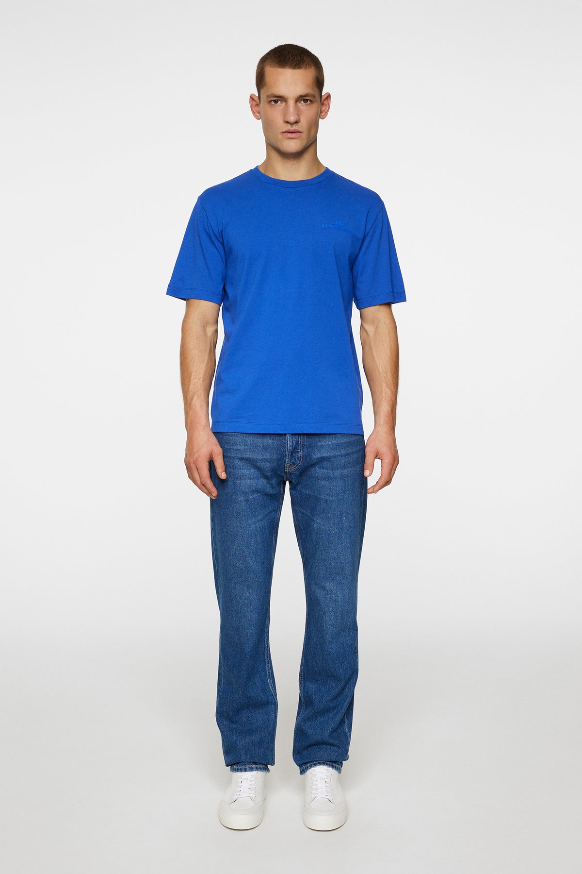 Alpha T-shirt in Club Blue by J.Lindeberg