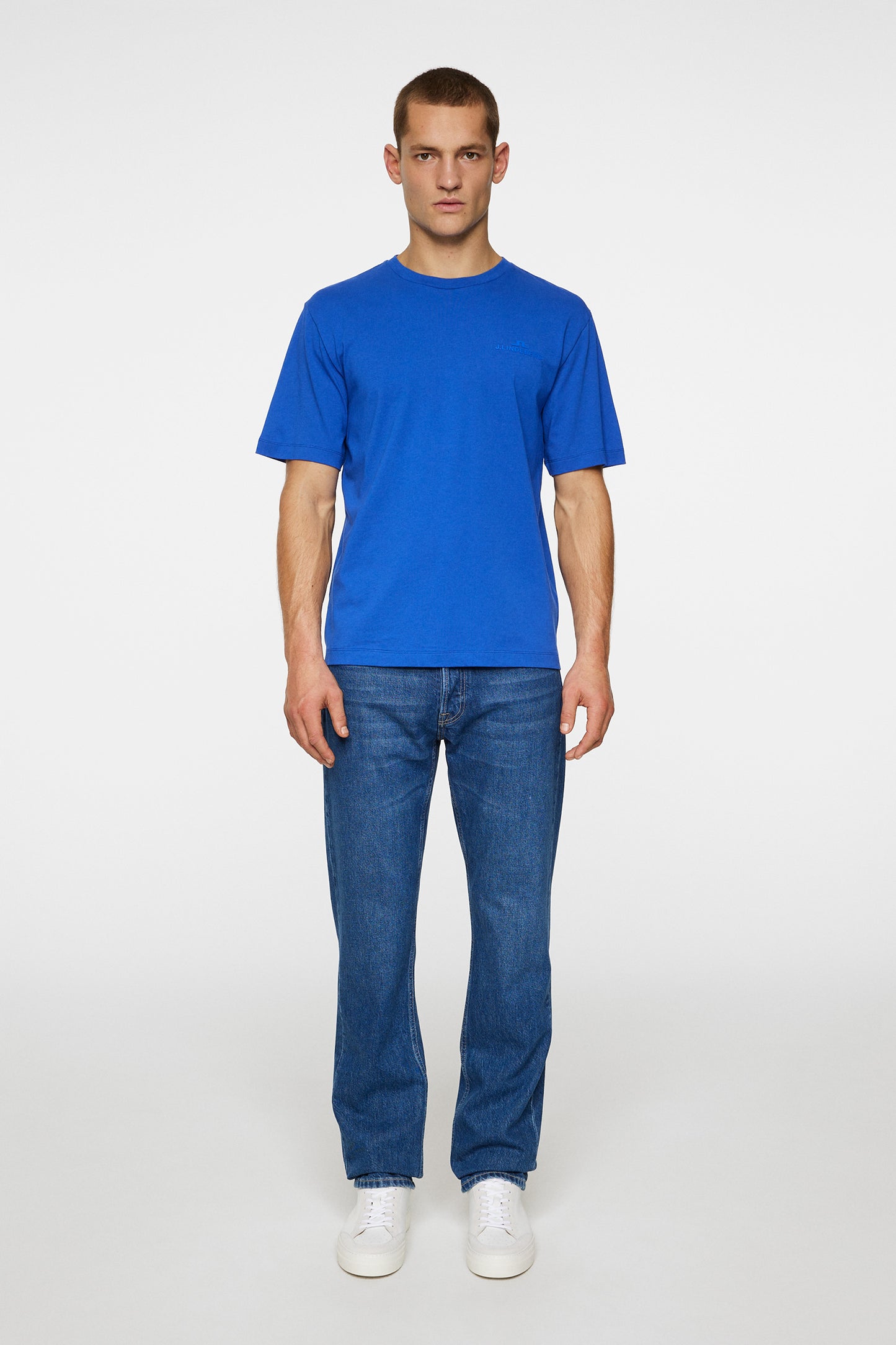 Alpha T-shirt in Club Blue by J.Lindeberg
